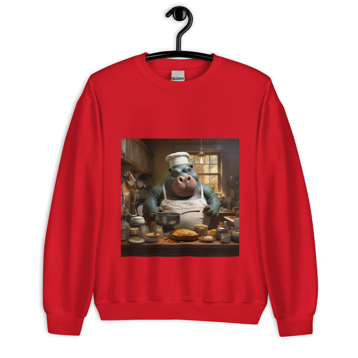 Hippo Chef Unisex Sweatshirt