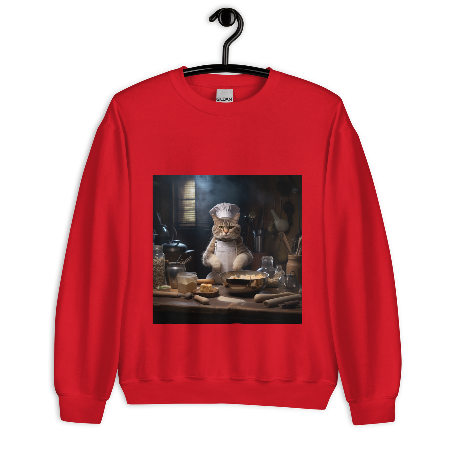 Domestic Shorthair Chef Unisex Sweatshirt