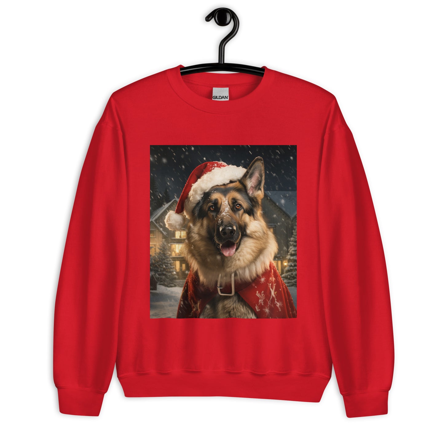 German Shepherd Christmas Unisex Sweatshirt