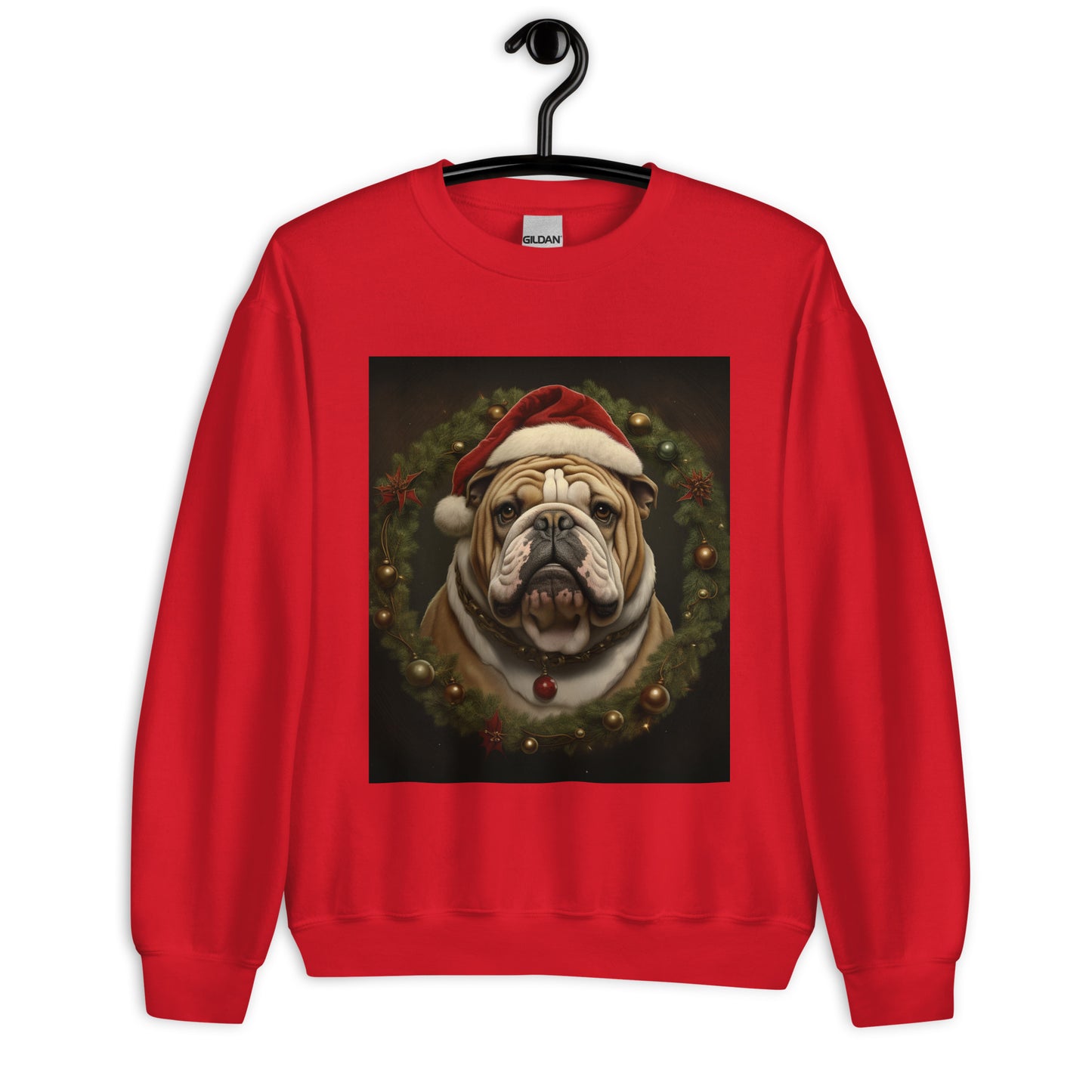 Bulldog Christmas Unisex Sweatshirt