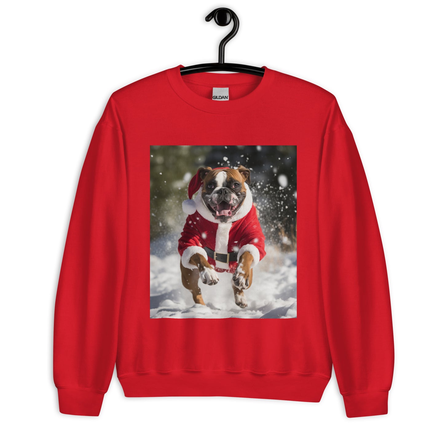 Boxer Christmas Unisex Sweatshirt