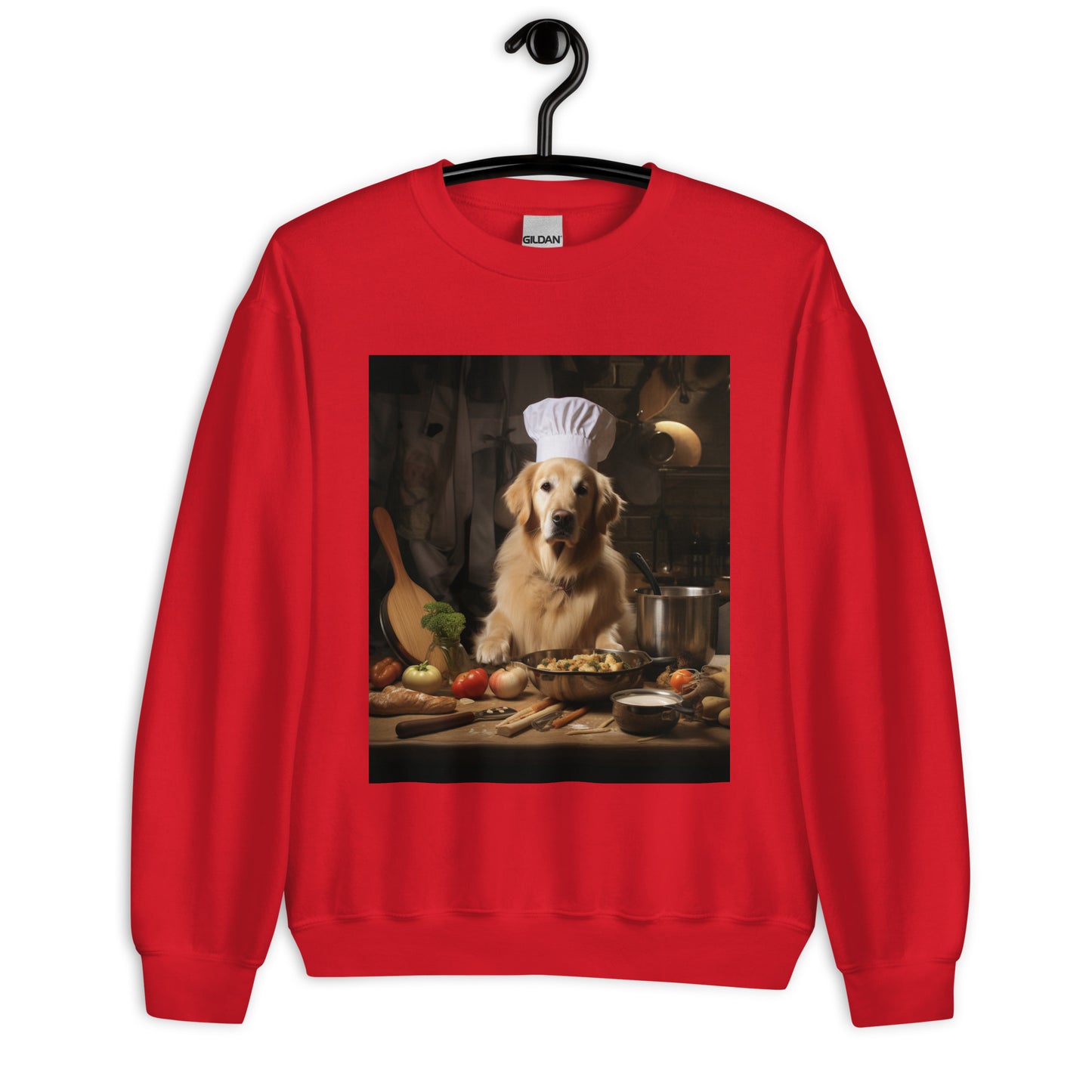 Golden Retriever Chef Unisex Sweatshirt