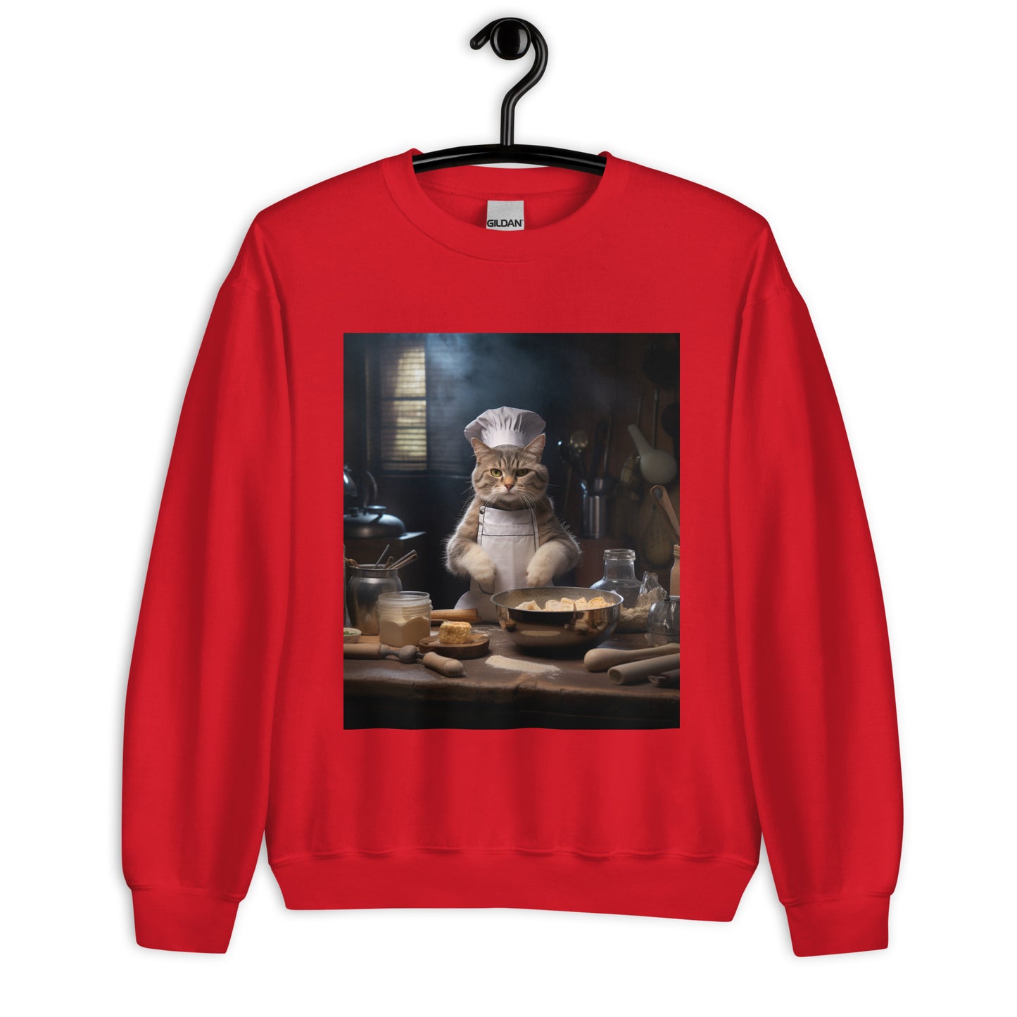 Domestic Shorthair Chef Unisex Sweatshirt