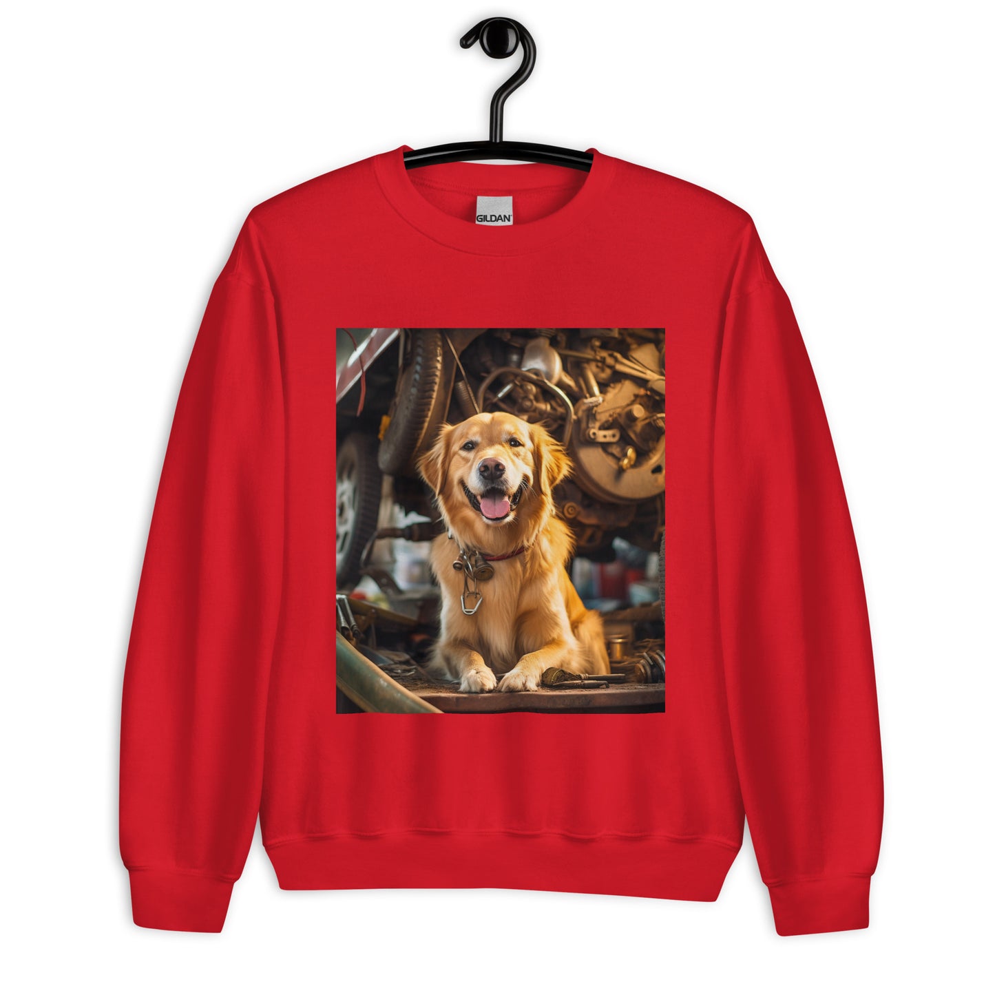 Golden Retriever AutoMechanic Unisex Sweatshirt