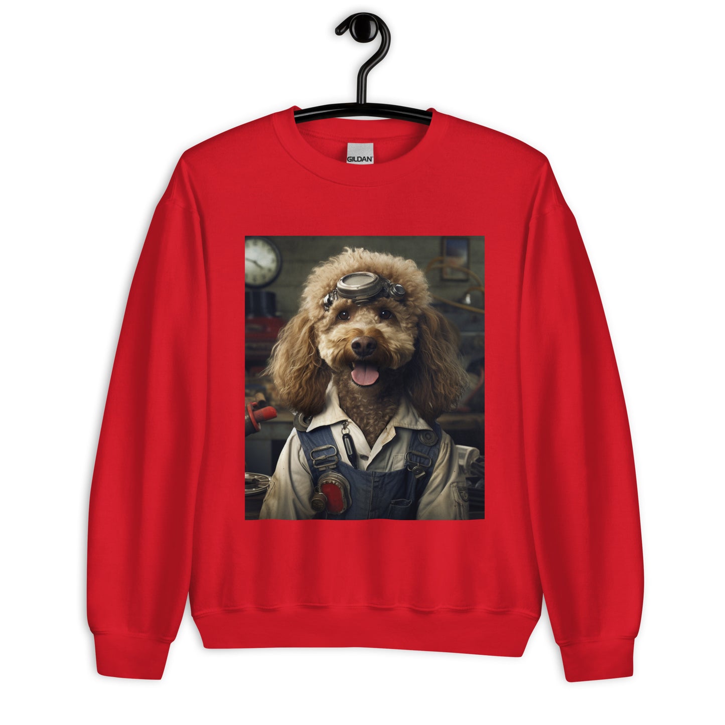 Poodle AutoMechanic Unisex Sweatshirt