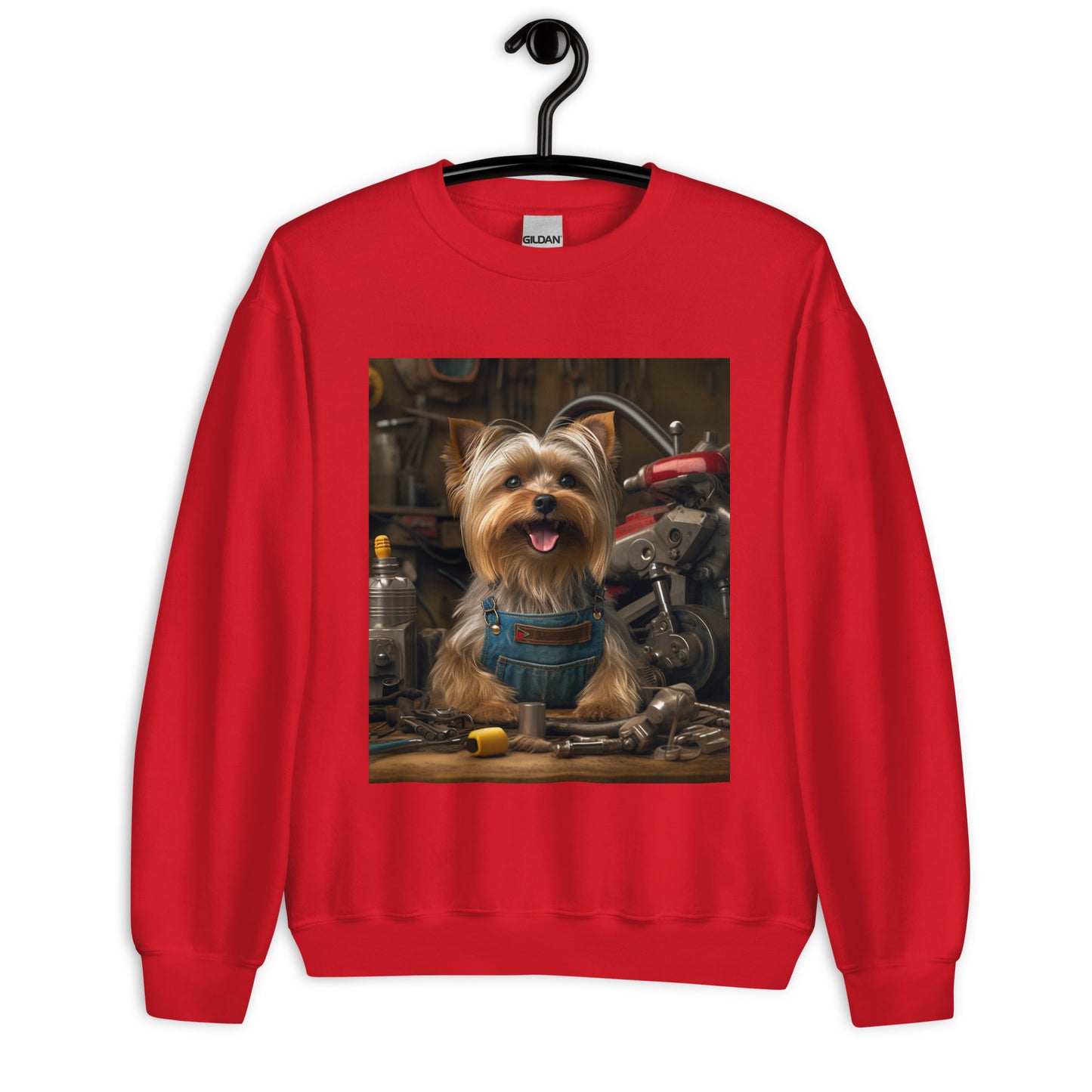 Yorkshire Terrier AutoMechanic Unisex Sweatshirt