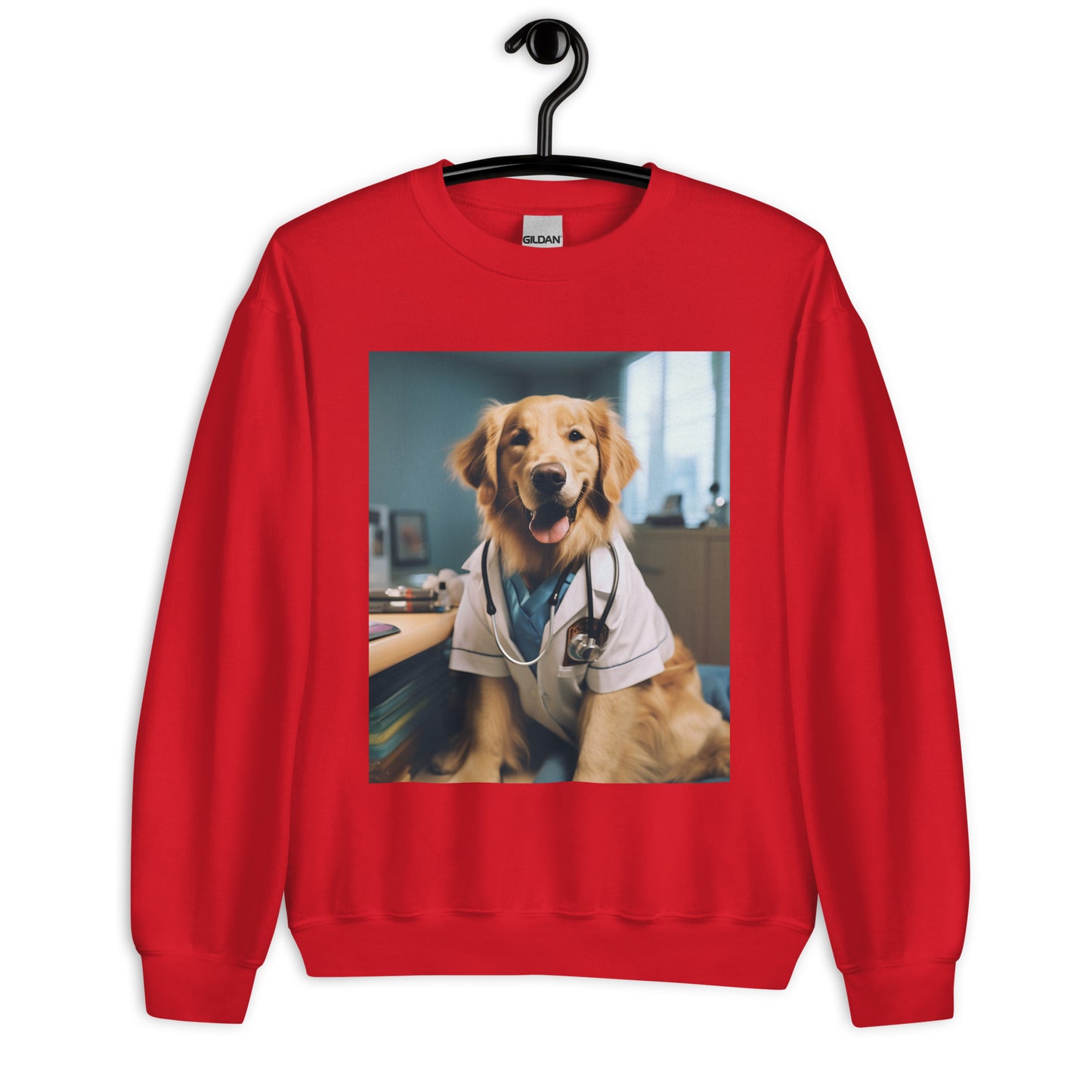 Golden Retriever Doctor Unisex Sweatshirt