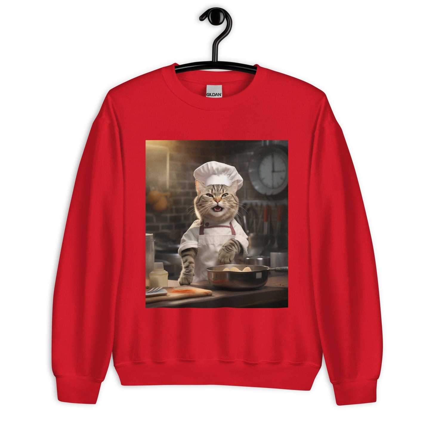 Domestic Shorthair Chef Unisex Sweatshirt