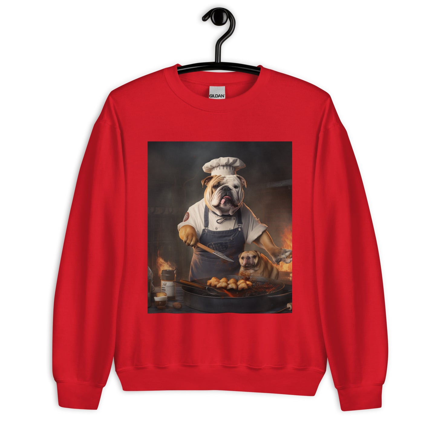 Bulldog Chef Unisex Sweatshirt