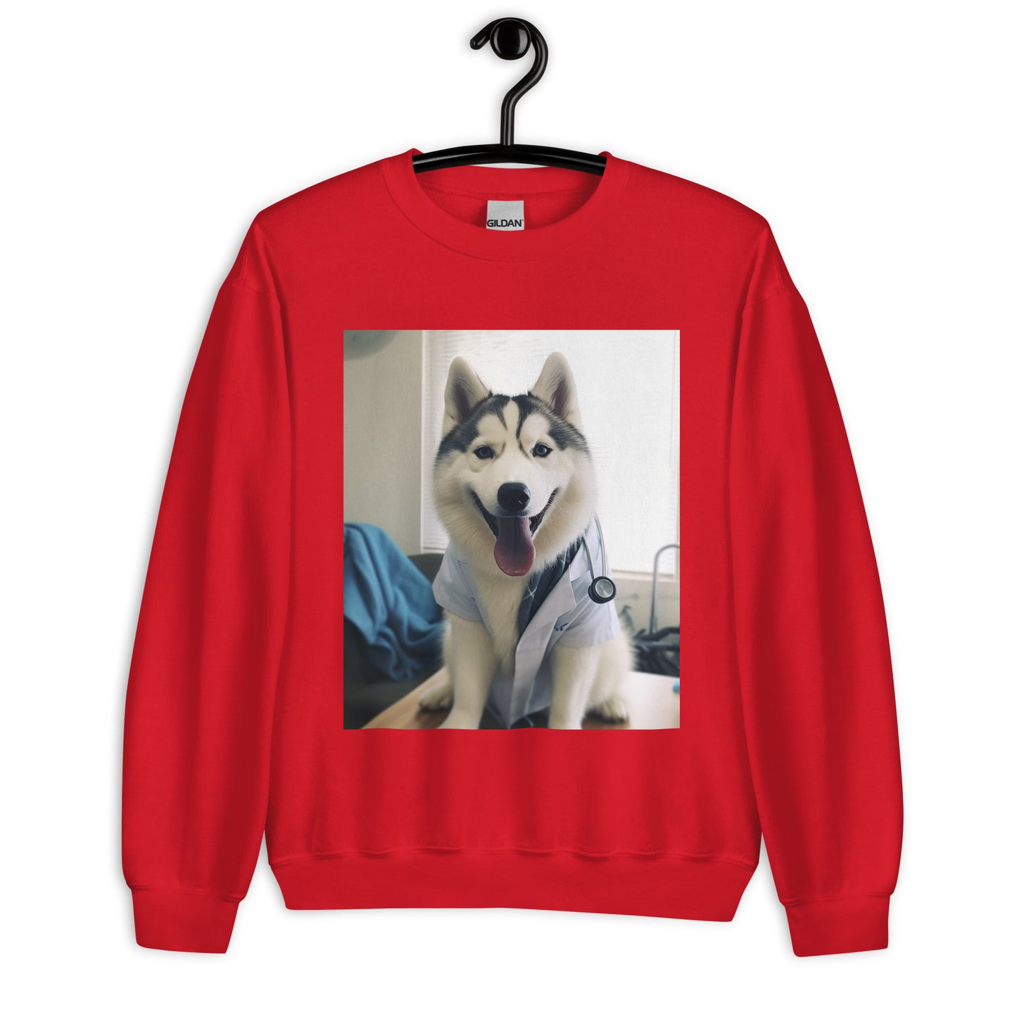 Siberian Husky Doctor Unisex Sweatshirt