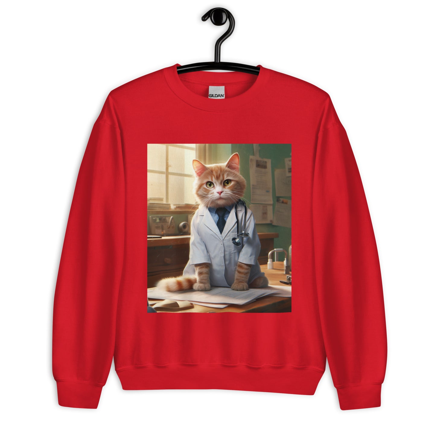 Domestic Shorthair Doctor Unisex Sweatshirt