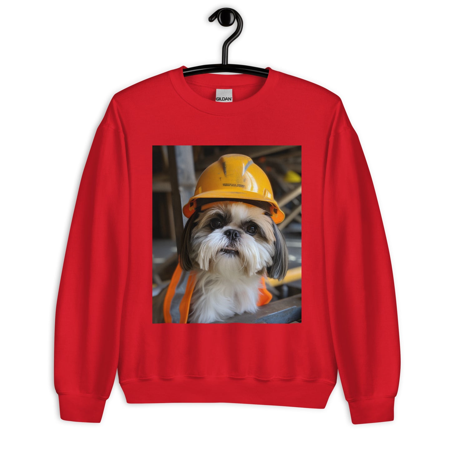 Shih Tzu ConstructionWorker Unisex Sweatshirt