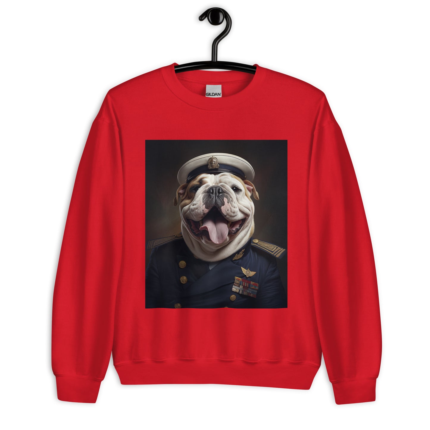 Bulldog NavyOfficer Unisex Sweatshirt