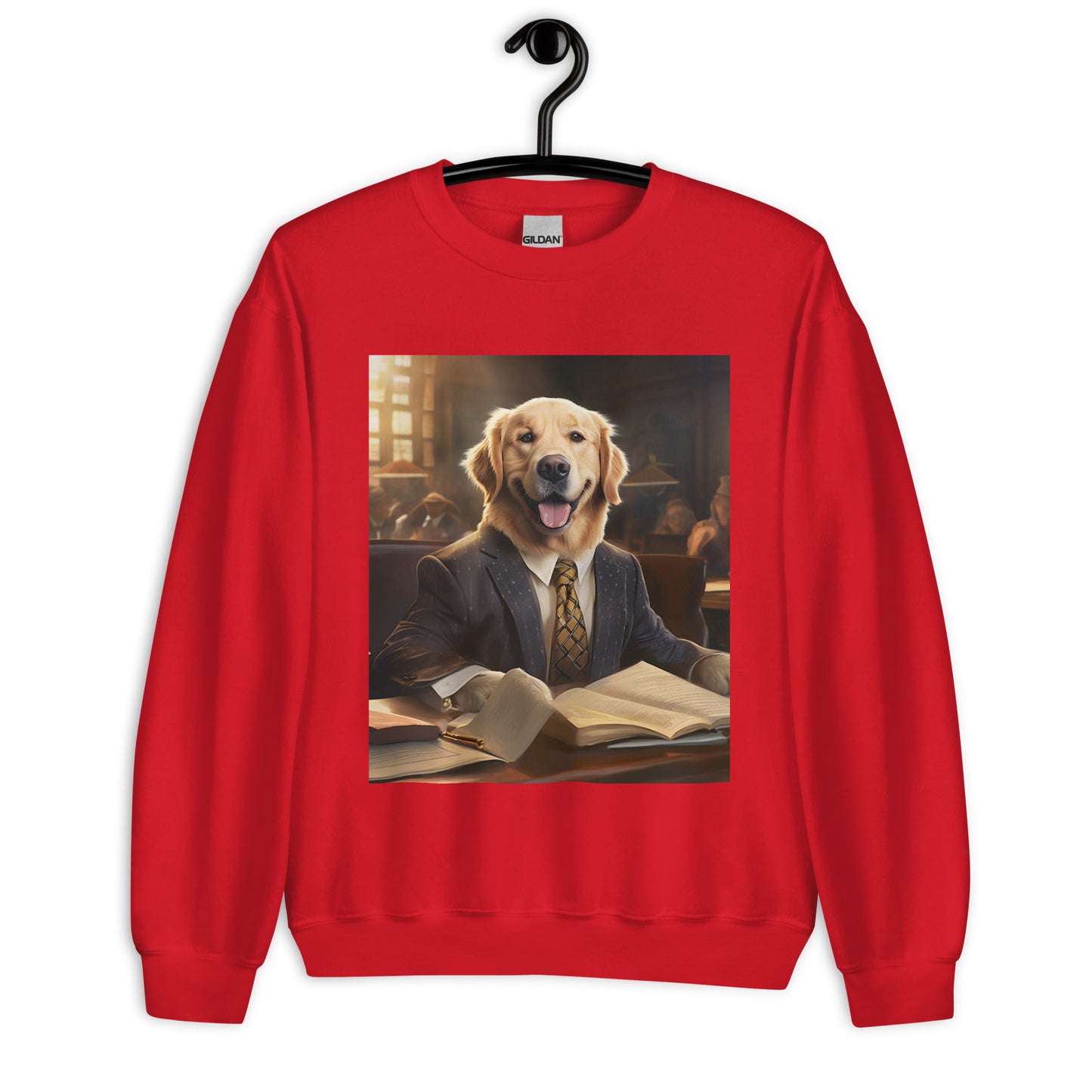 Golden Retriever Lawyer Unisex Sweatshirt