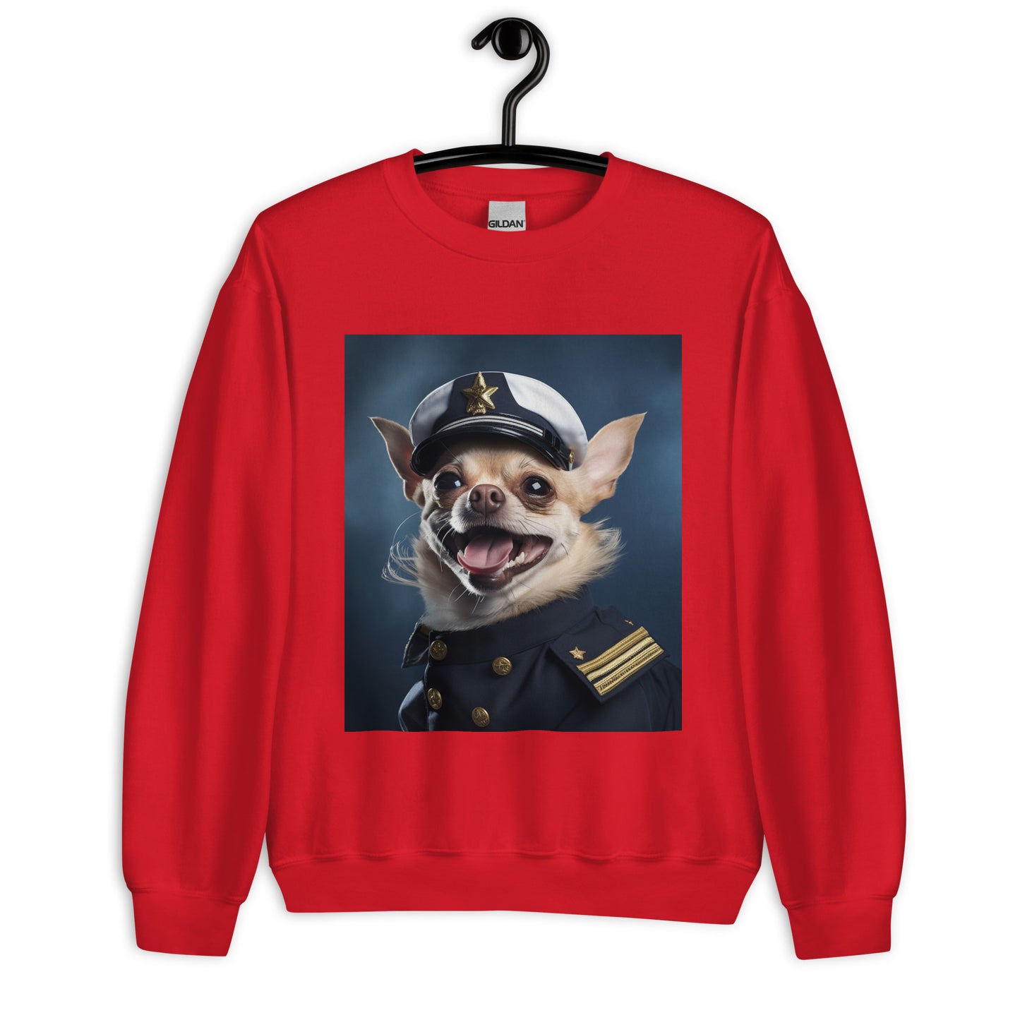 Chihuahua NavyOfficer Unisex Sweatshirt