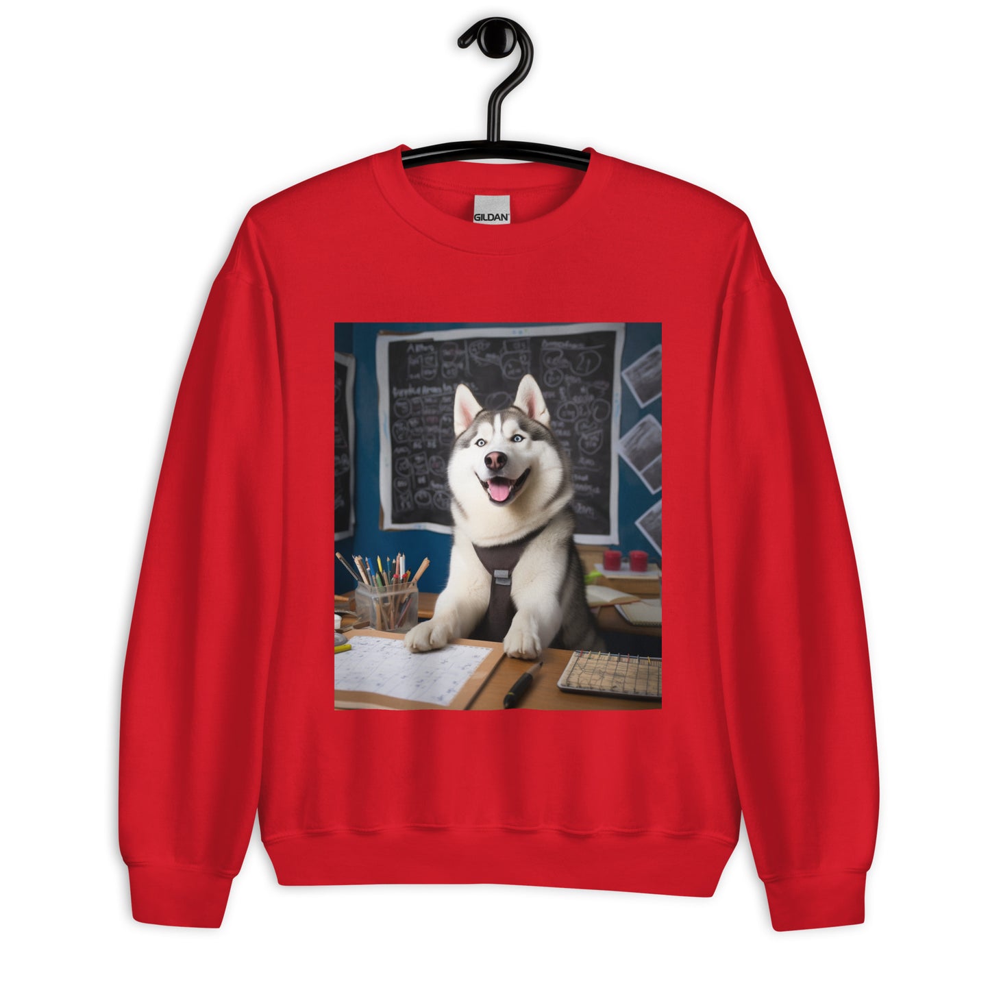 Siberian Husky Teacher Unisex Sweatshirt