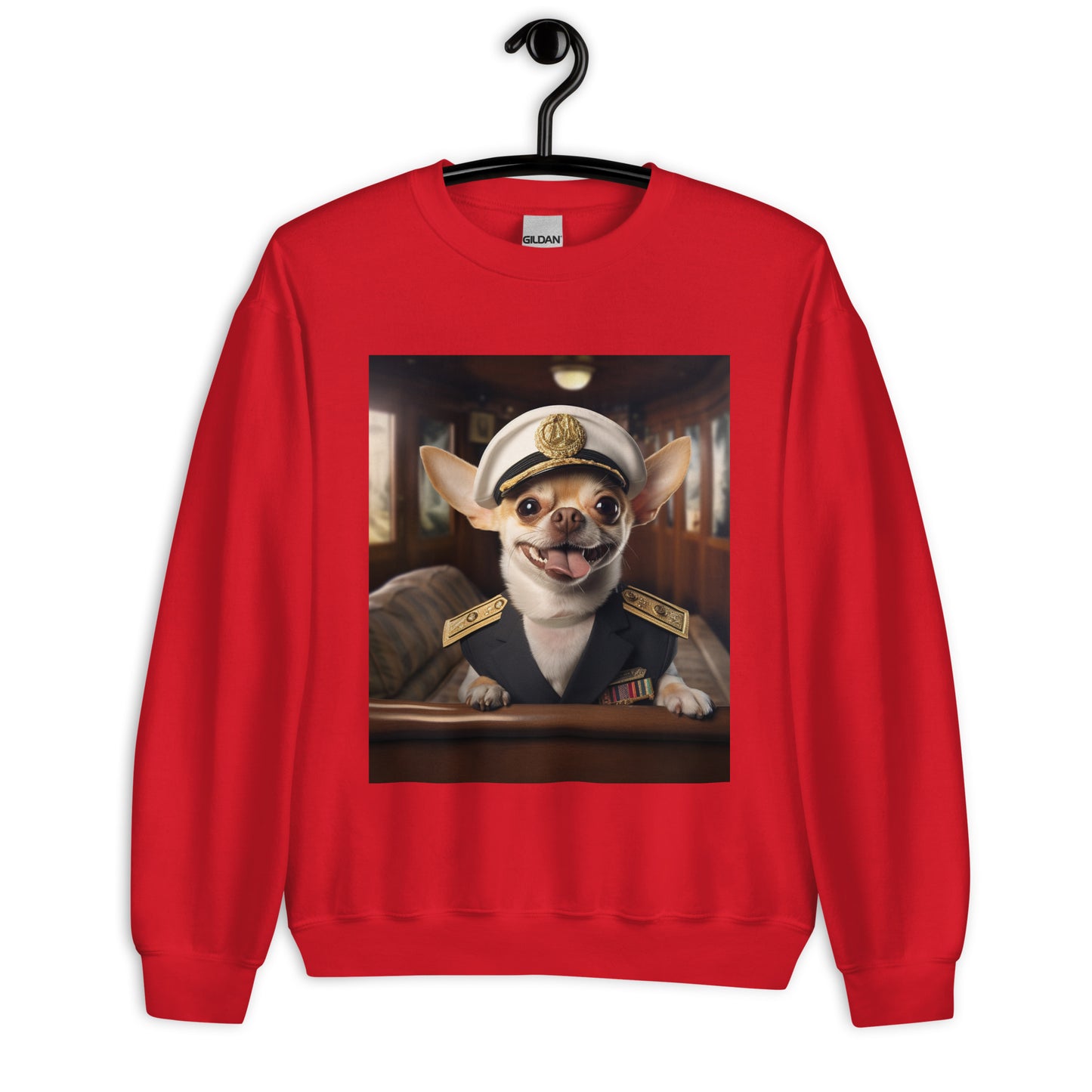 Chihuahua CruiseShipCaptain Unisex Sweatshirt