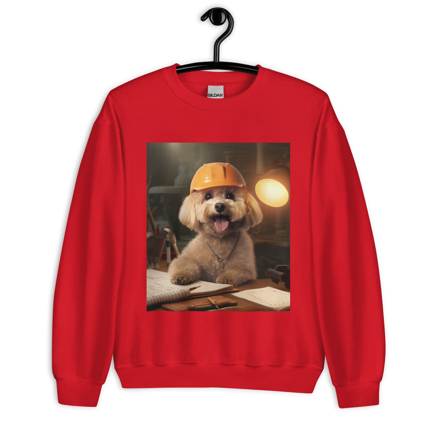 Poodle Engineer Unisex Sweatshirt