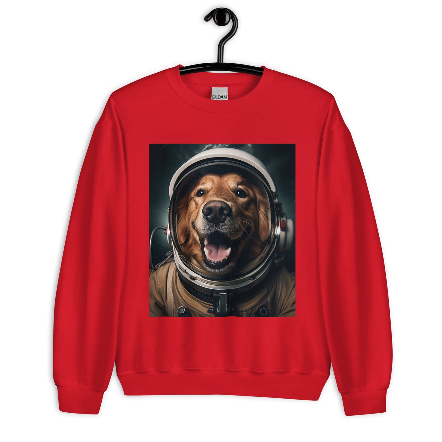 Golden Retriever Astronaut Unisex Sweatshirt