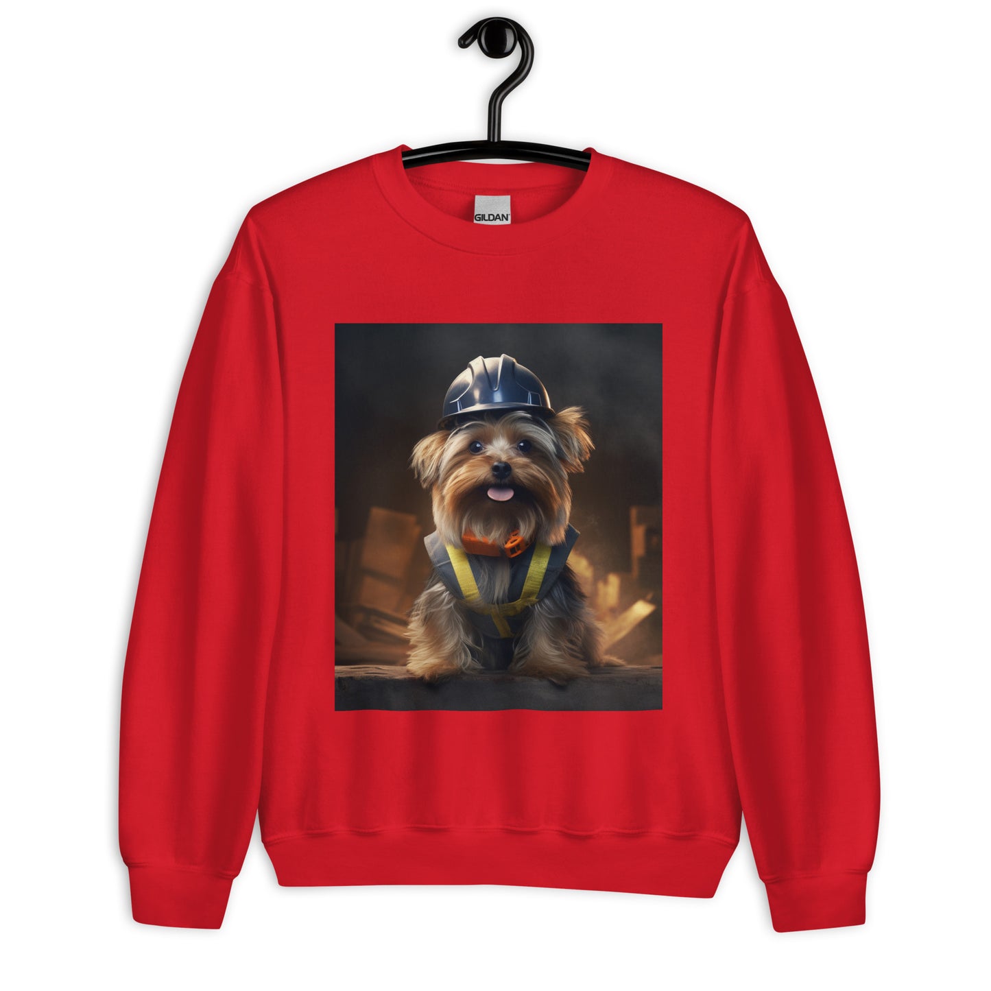 Yorkshire Terrier Engineer Unisex Sweatshirt