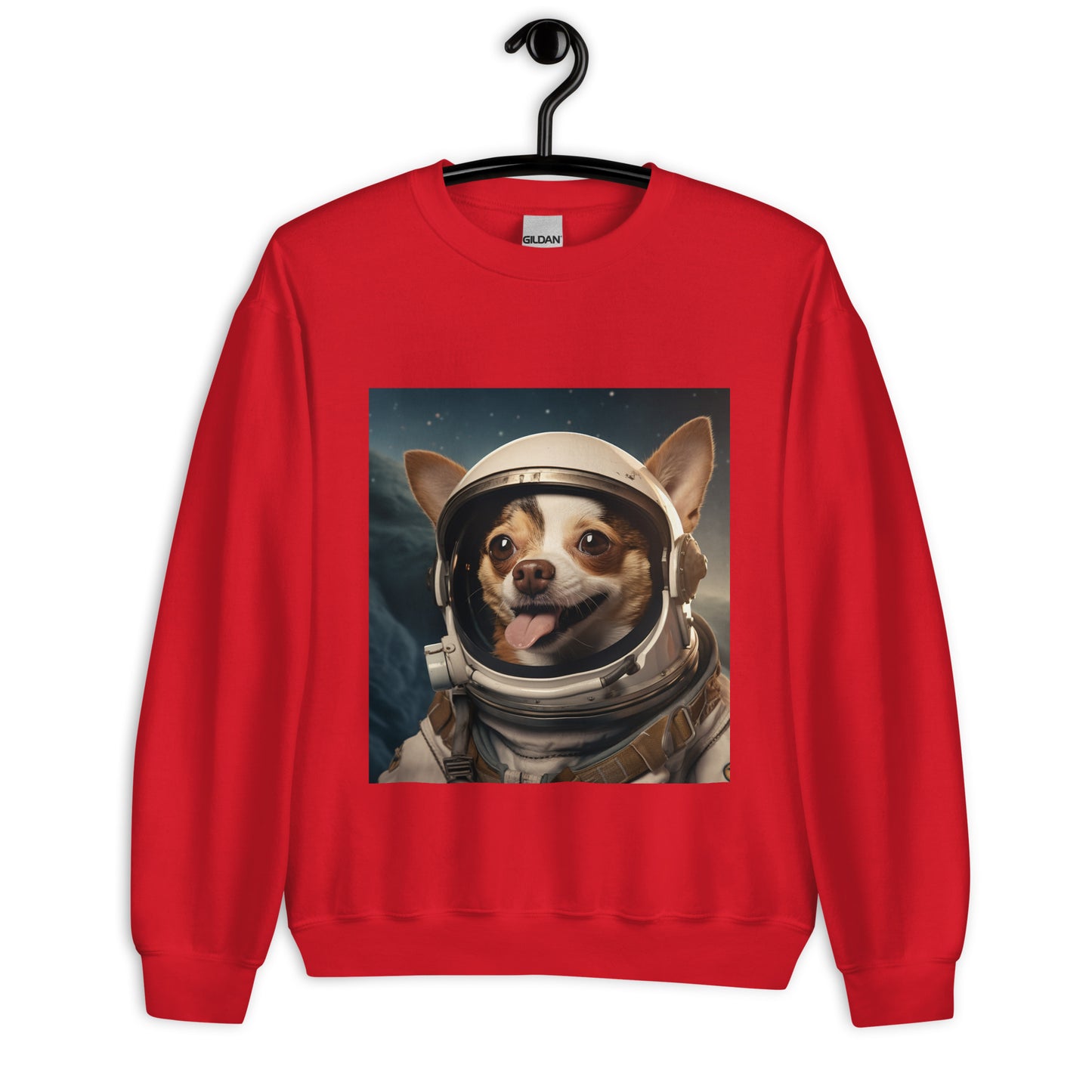 Chihuahua Astronaut Unisex Sweatshirt