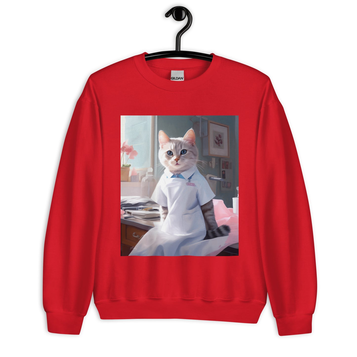 Domestic Shorthair Nurse Unisex Sweatshirt