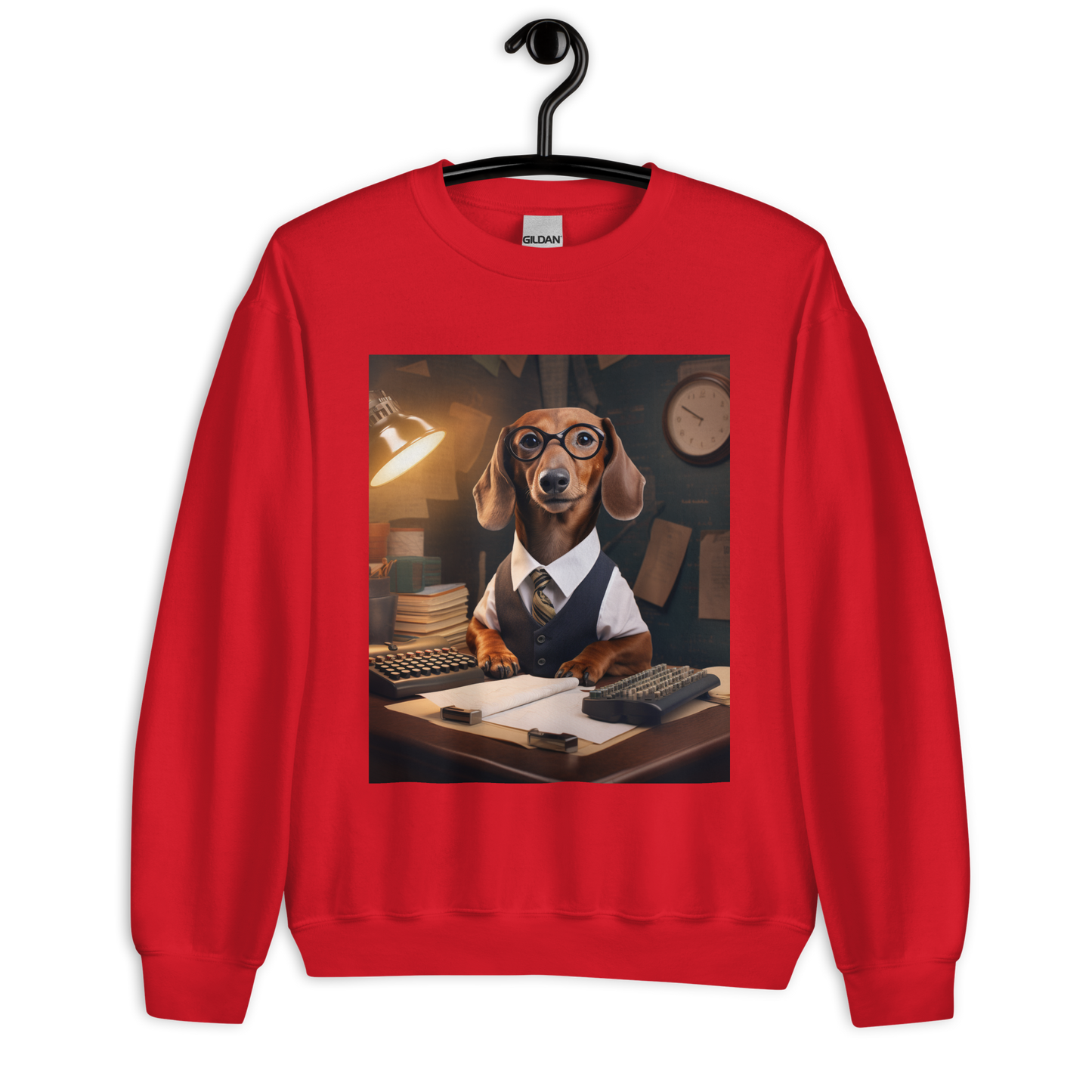 Dachshund Accountant Unisex Sweatshirt