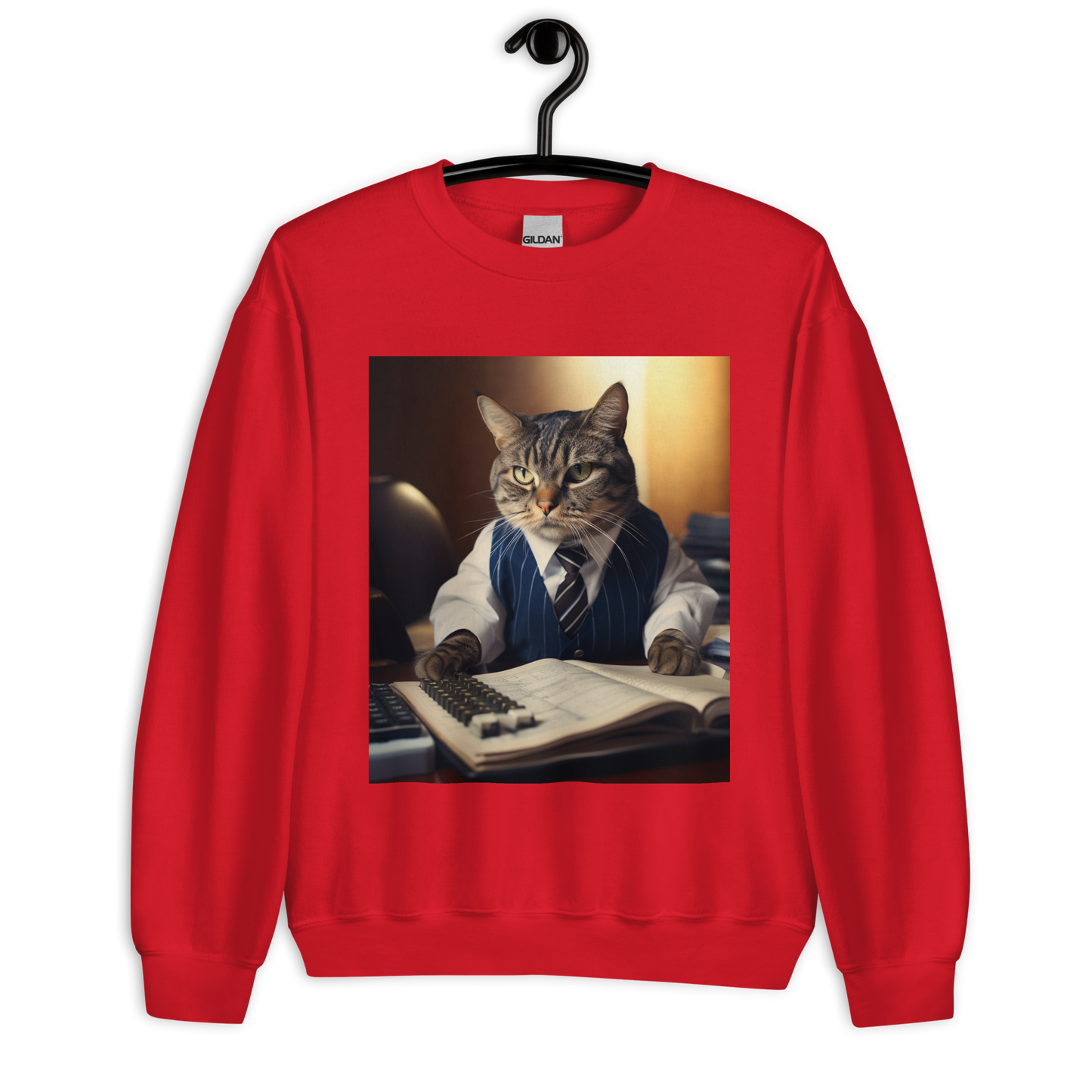 Domestic Shorthair Accountant Unisex Sweatshirt