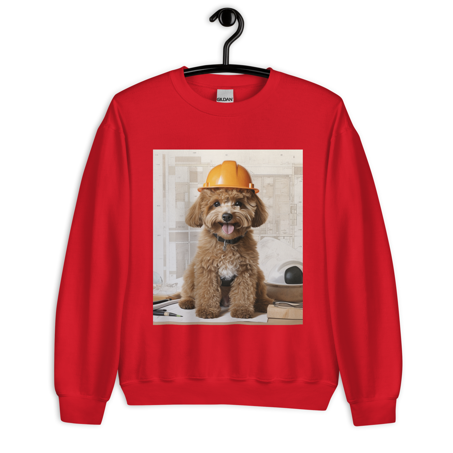 Poodle Architect Unisex Sweatshirt