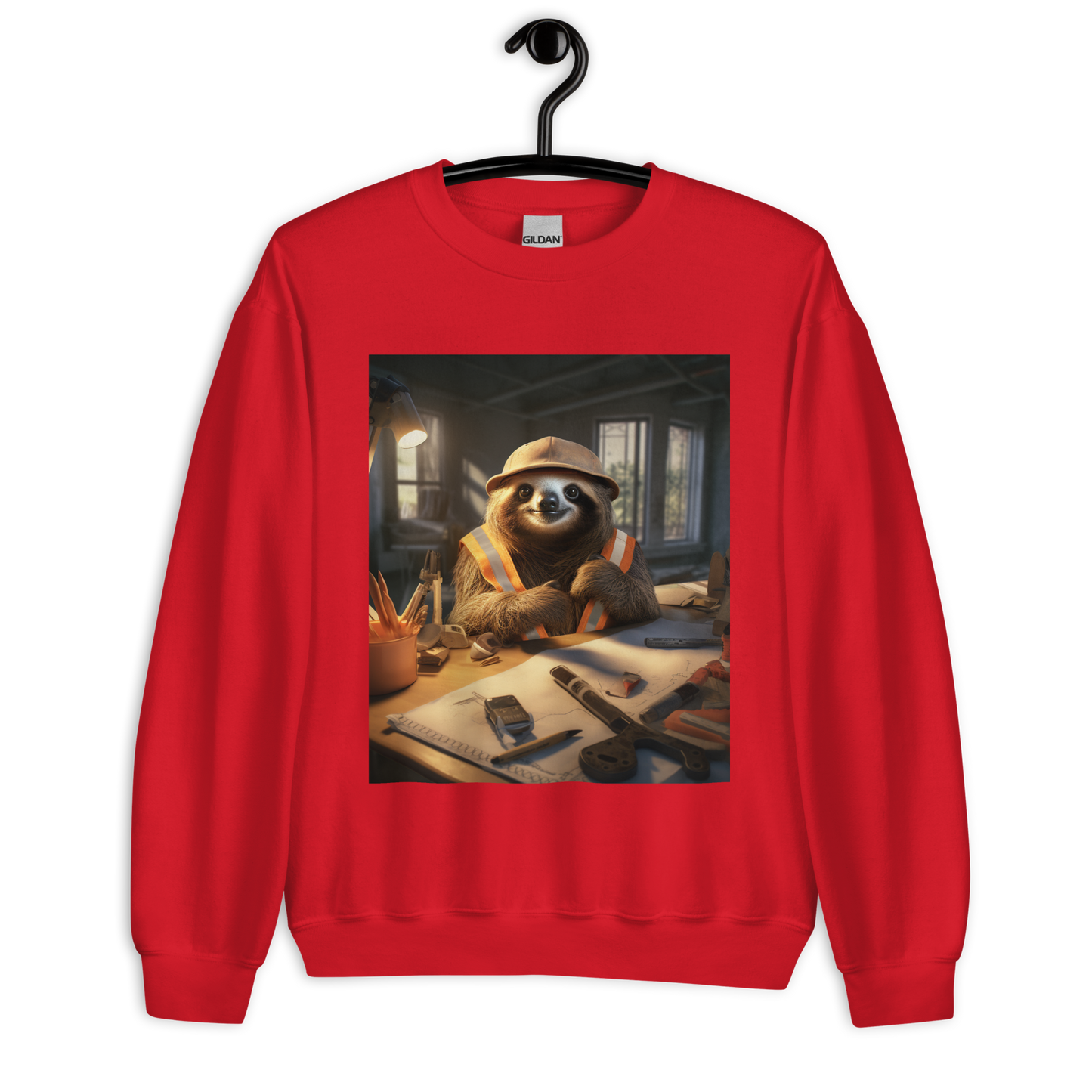 Sloth Architect Unisex Sweatshirt