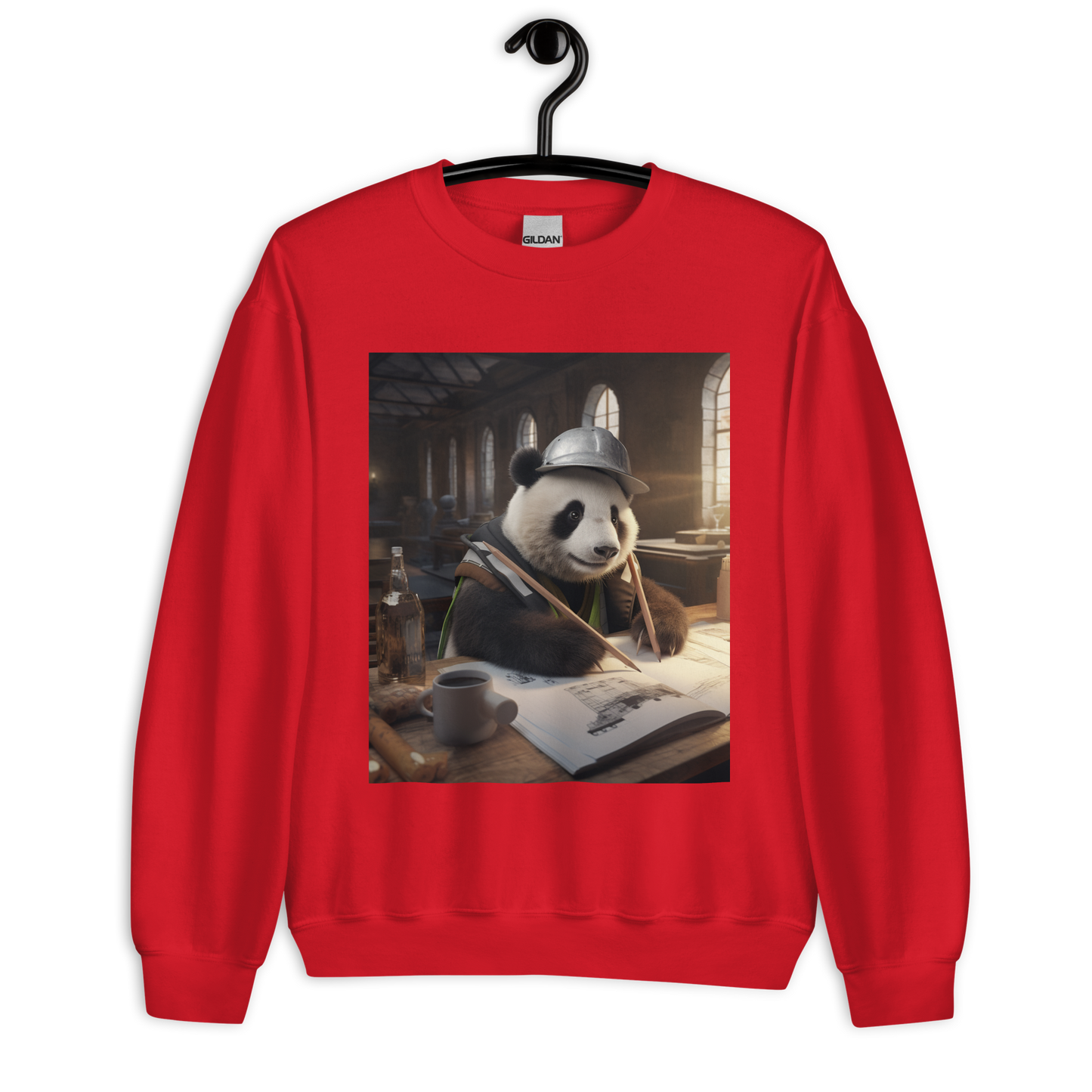 Panda Architect Unisex Sweatshirt