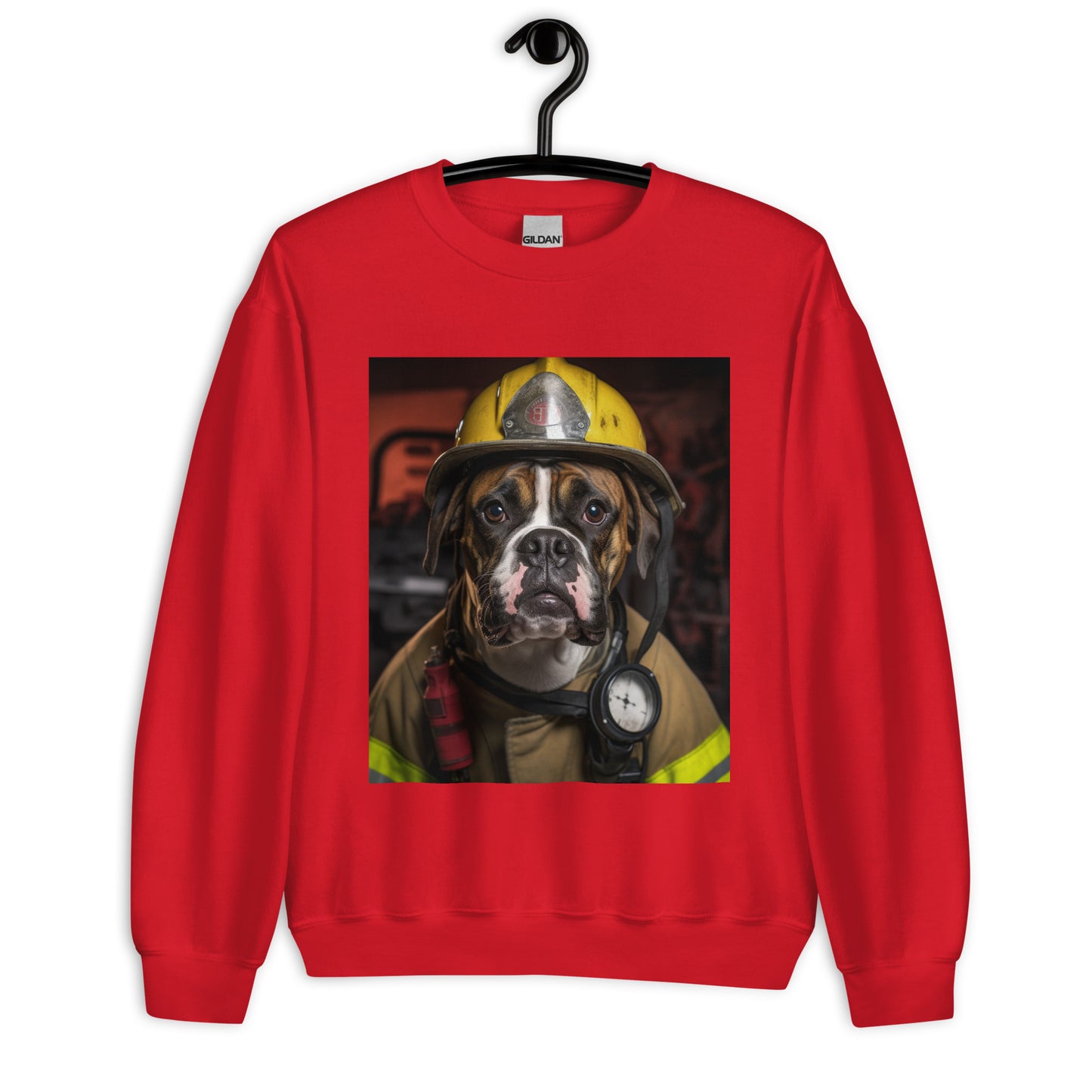 Boxer Firefighter Unisex Sweatshirt