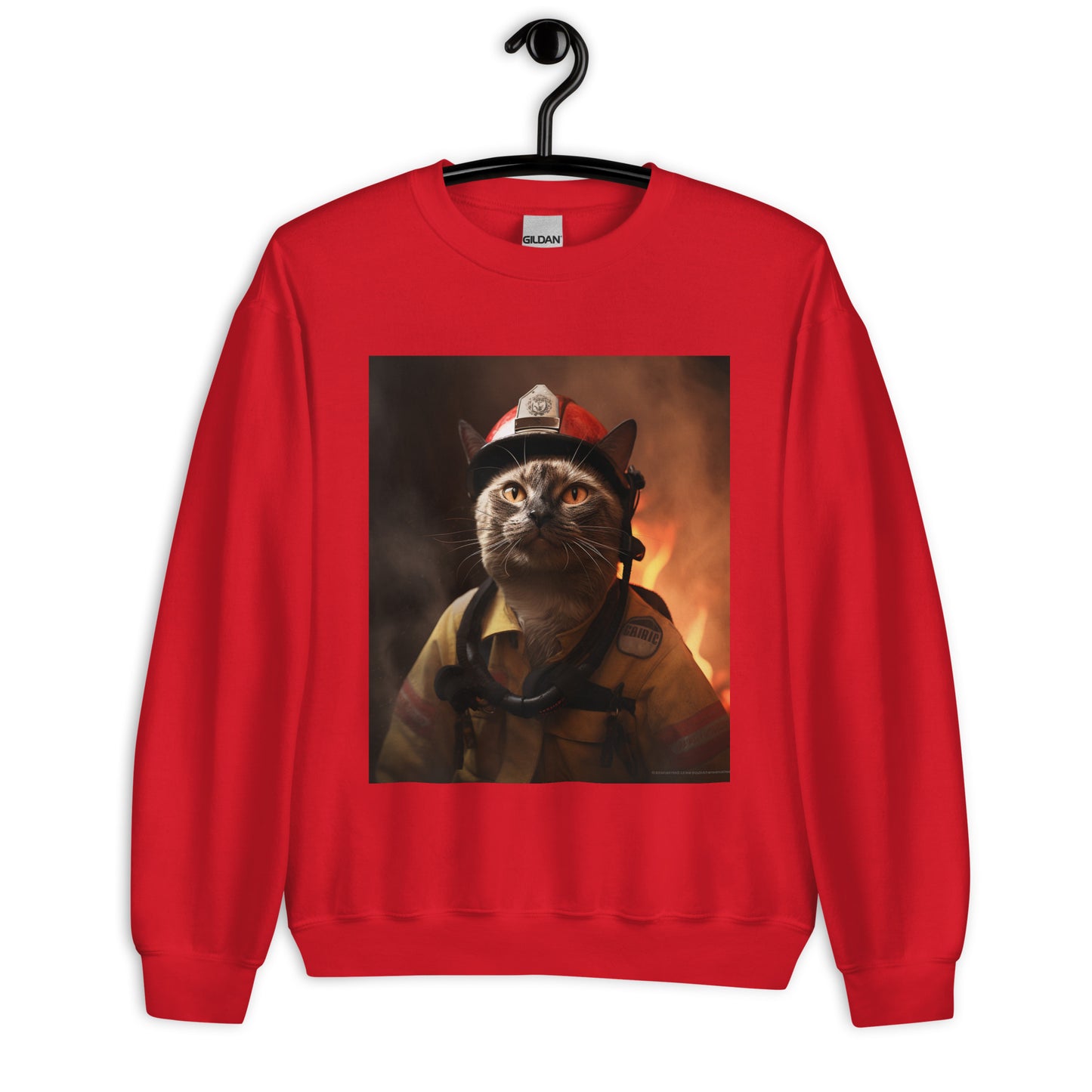 Siamese Firefighter Unisex Sweatshirt