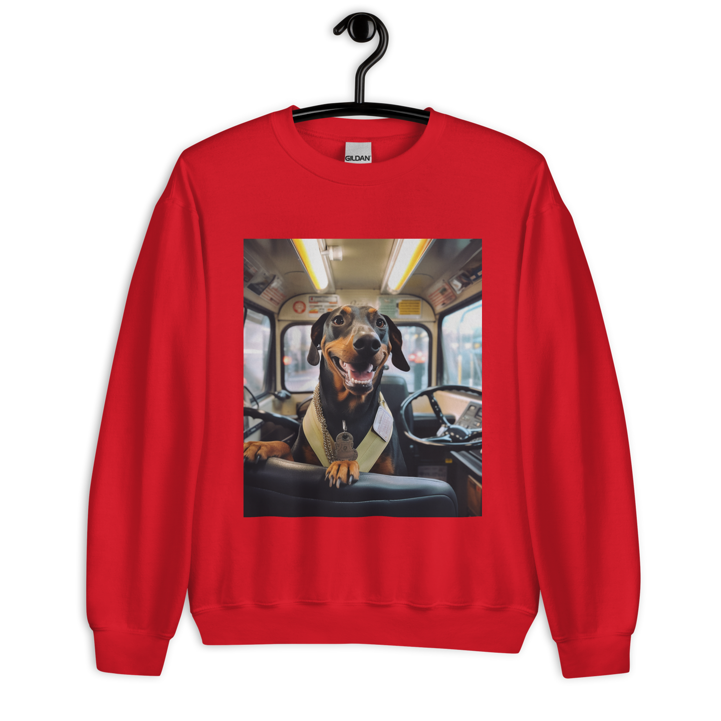 Dachshund Bus Driver Unisex Sweatshirt