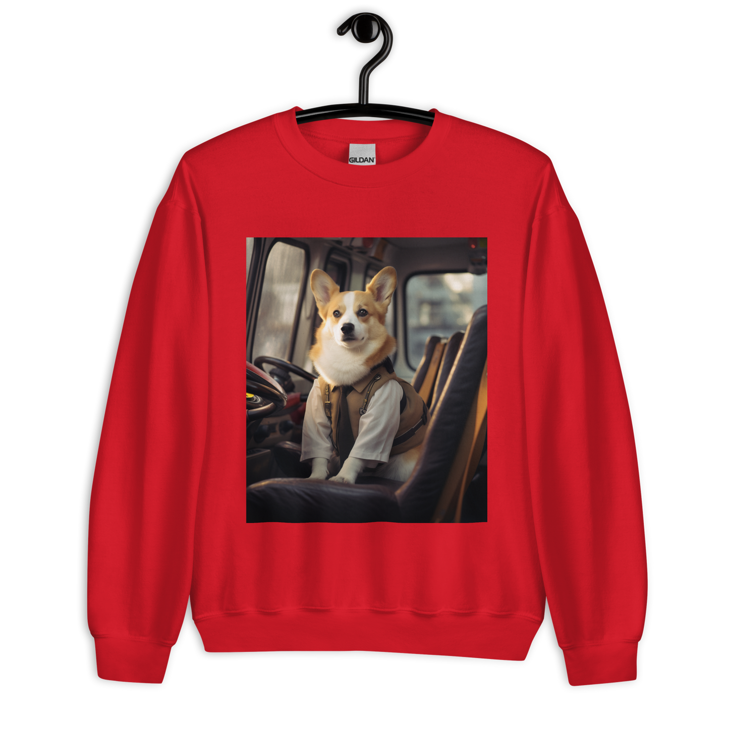 Pembroke Welsh Corgi Bus Driver Unisex Sweatshirt