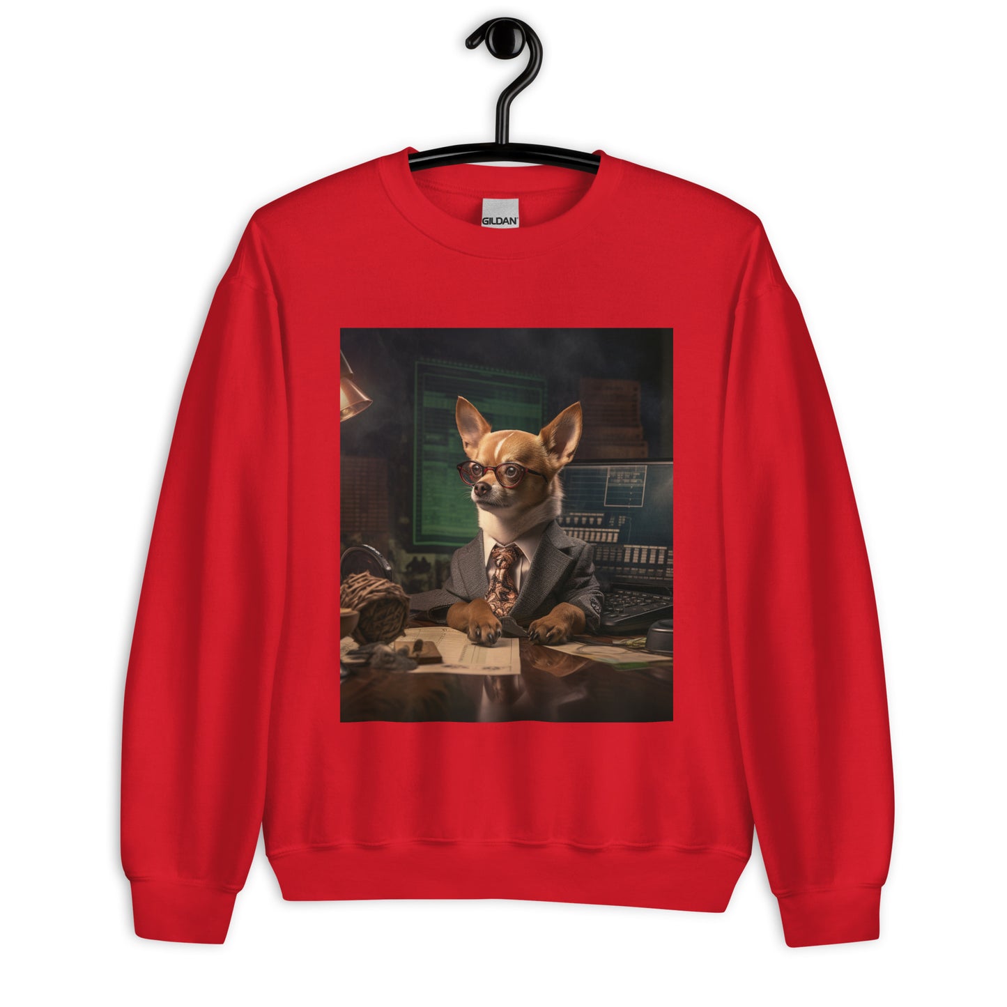 Chihuahua Stock Trader Unisex Sweatshirt