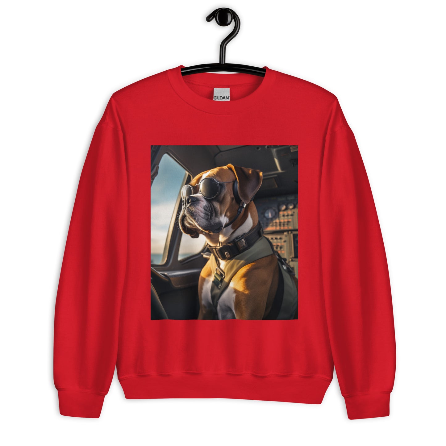 Boxer Airline Pilot Unisex Sweatshirt