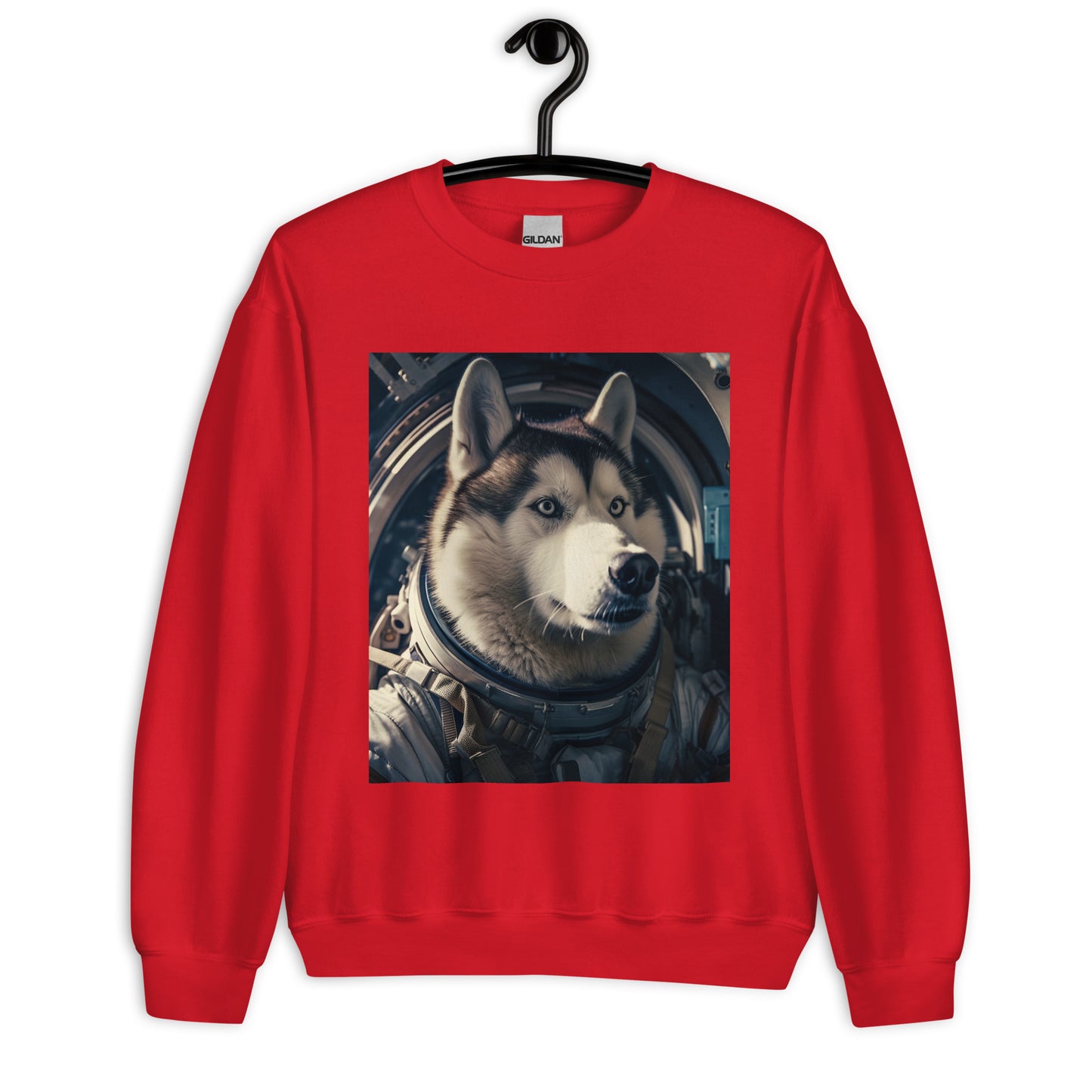 Siberian Husky Astronaut Unisex Sweatshirt