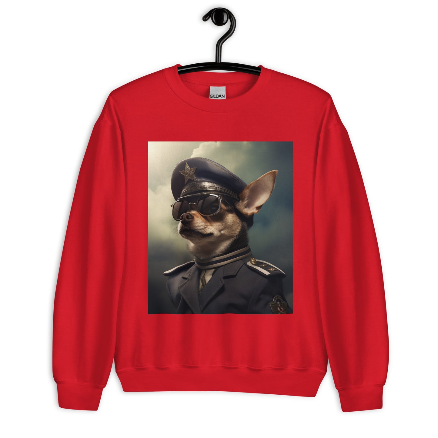 Chihuahua Airline Pilot Unisex Sweatshirt