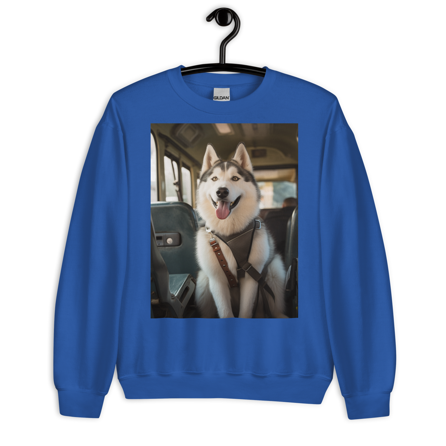 Siberian Husky Bus Driver Sweatshirt