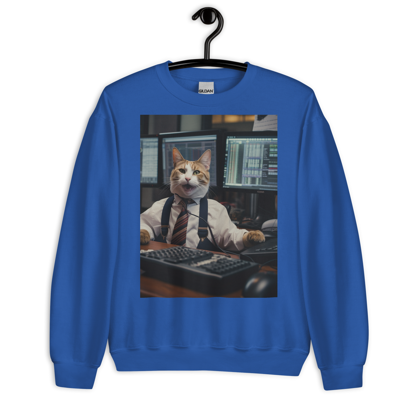 Domestic Shorthair Stock Trader Sweatshirt