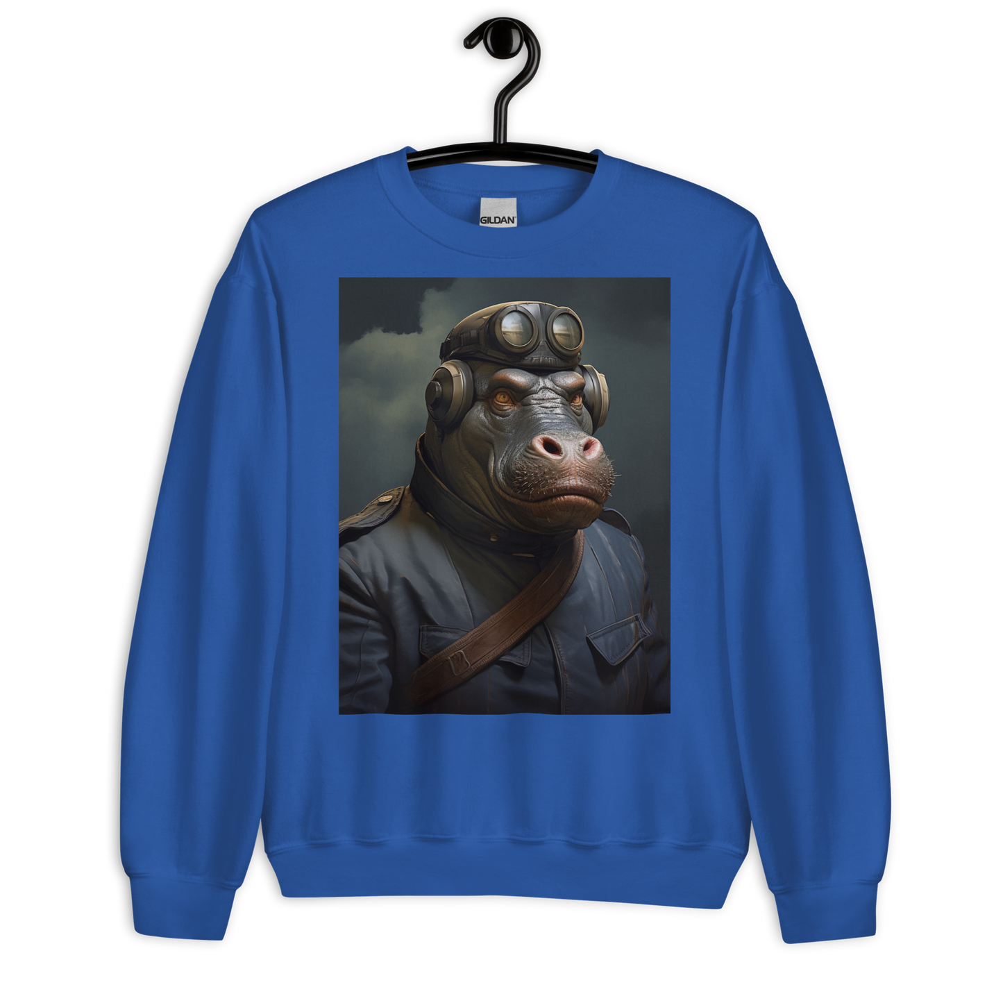 Hippo Air Force Officer Sweatshirt