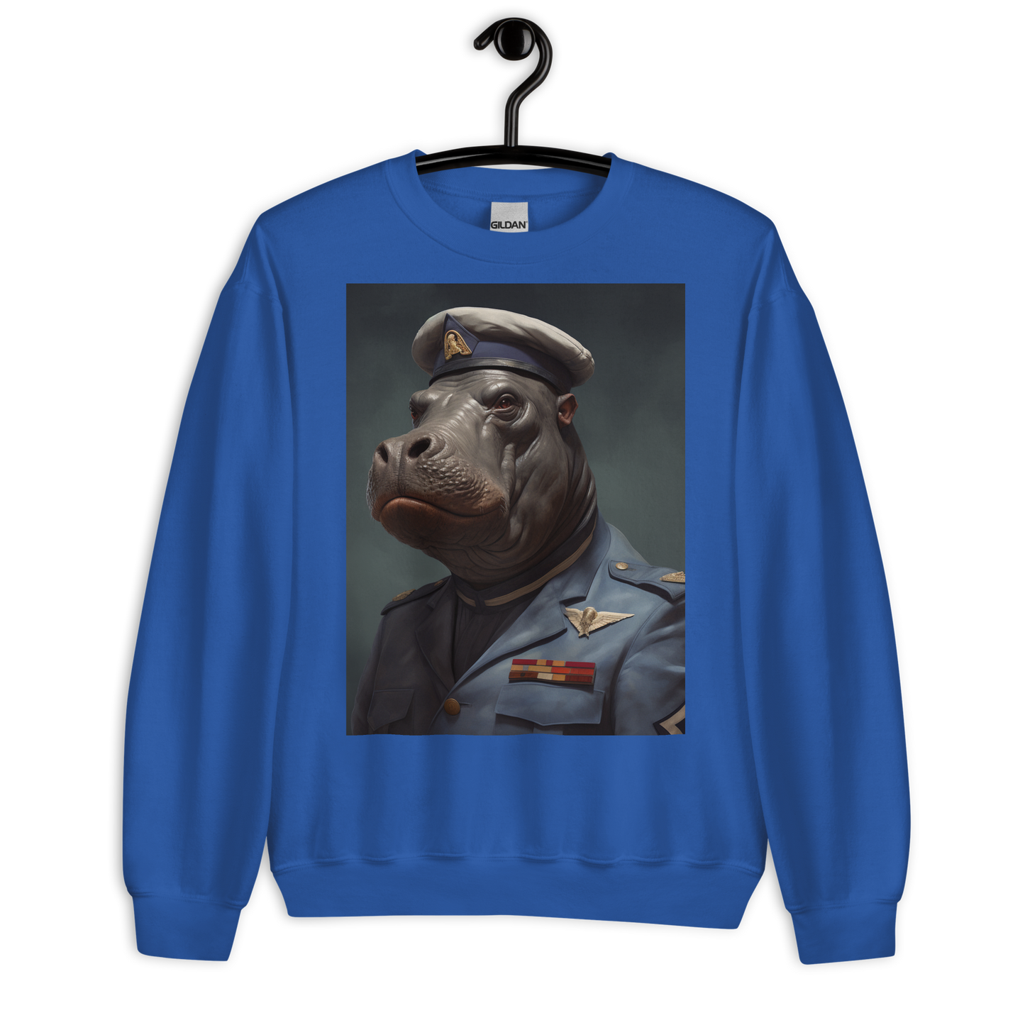 Hippo Air Force Officer Sweatshirt