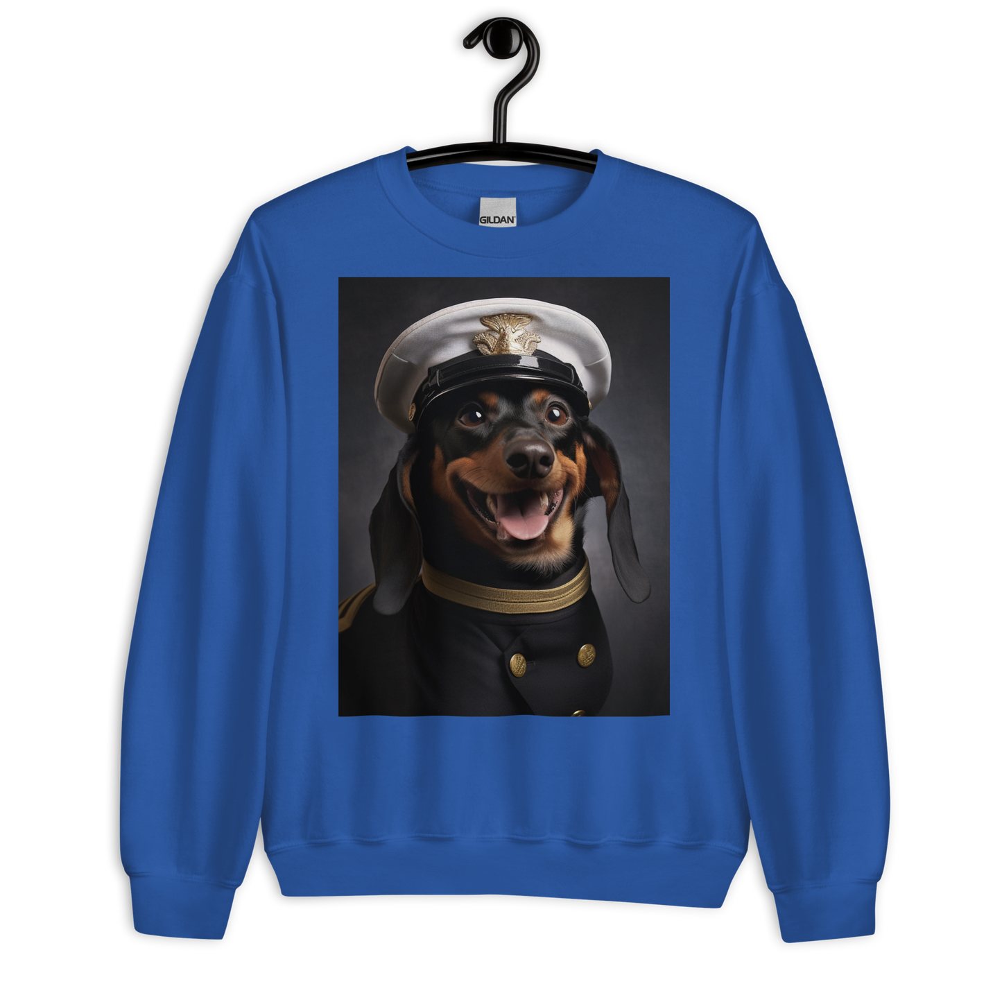 Dachshund Airline Pilot Sweatshirt