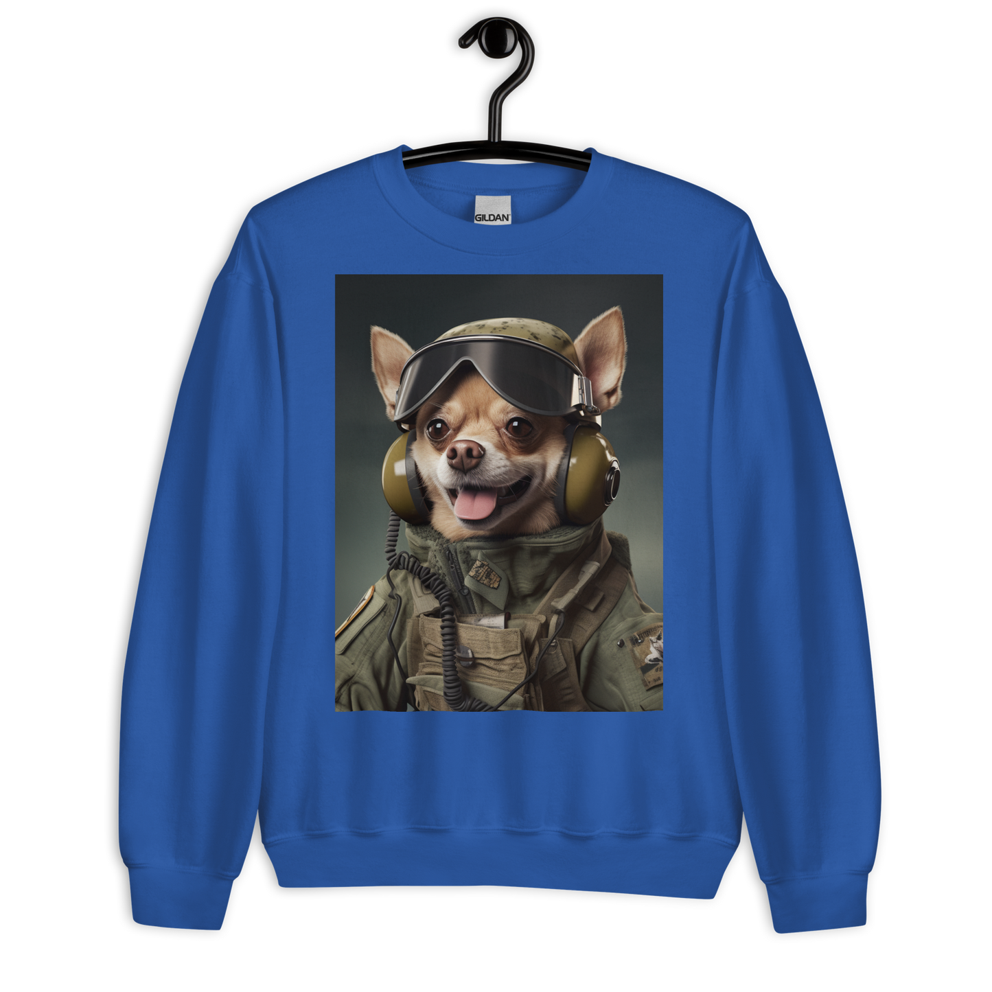 Chihuahua Air force Officer Sweatshirt