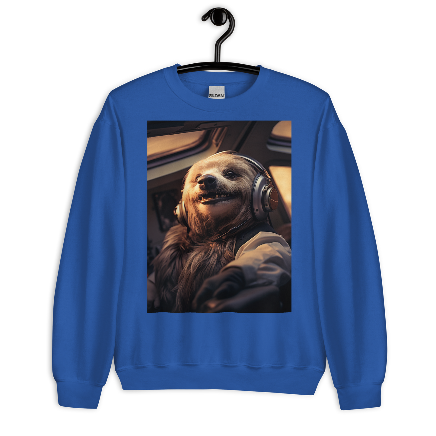 Sloth Airline Pilot Sweatshirt