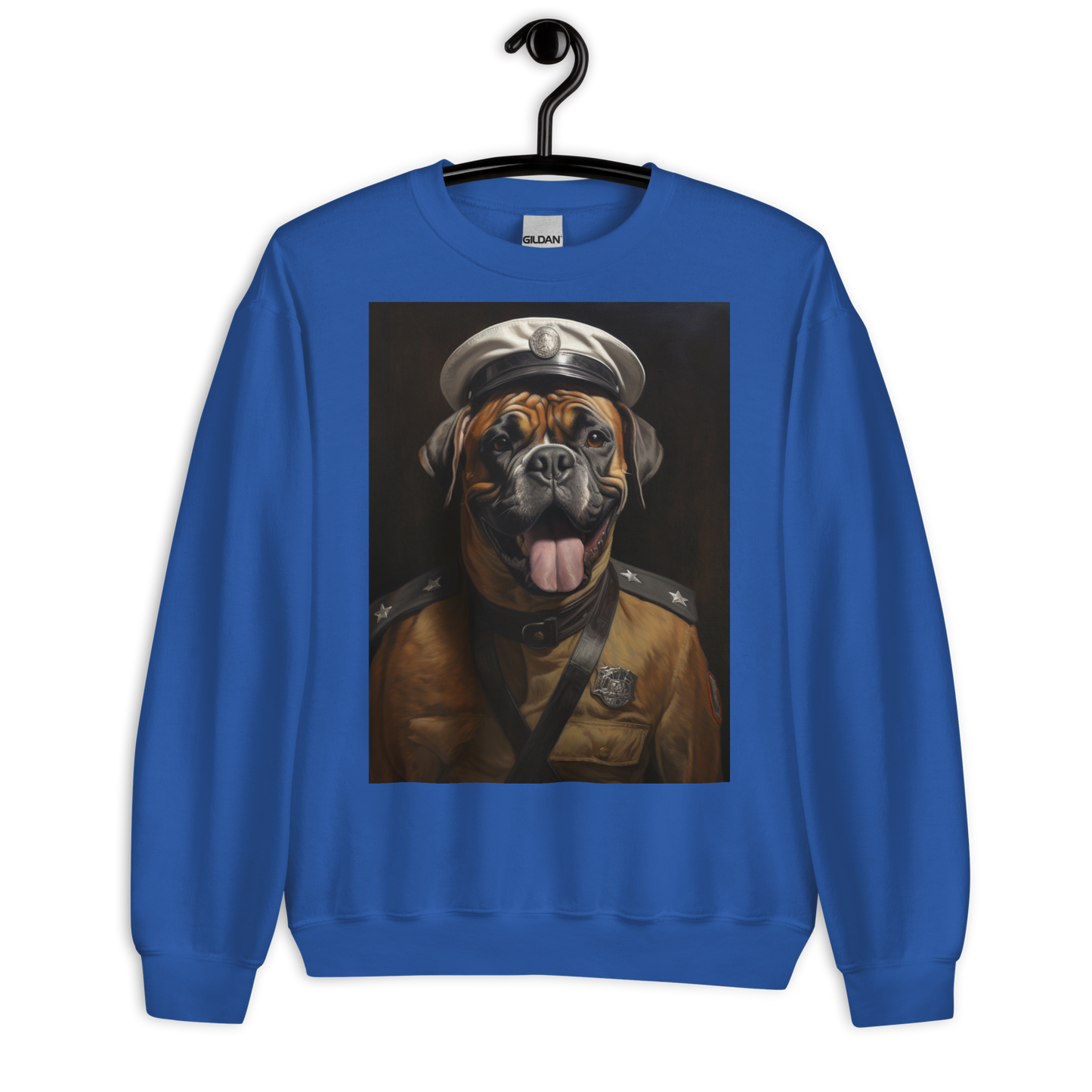 Boxer Military Person Sweatshirt