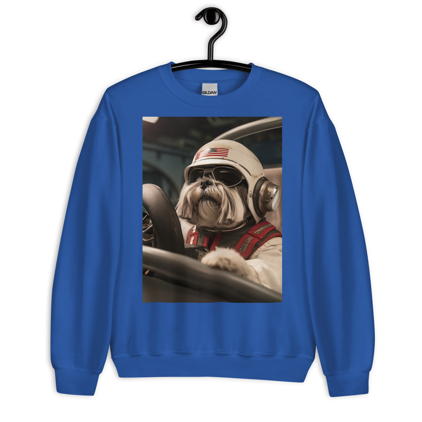 Shih Tzu F1 Car Driver Sweatshirt