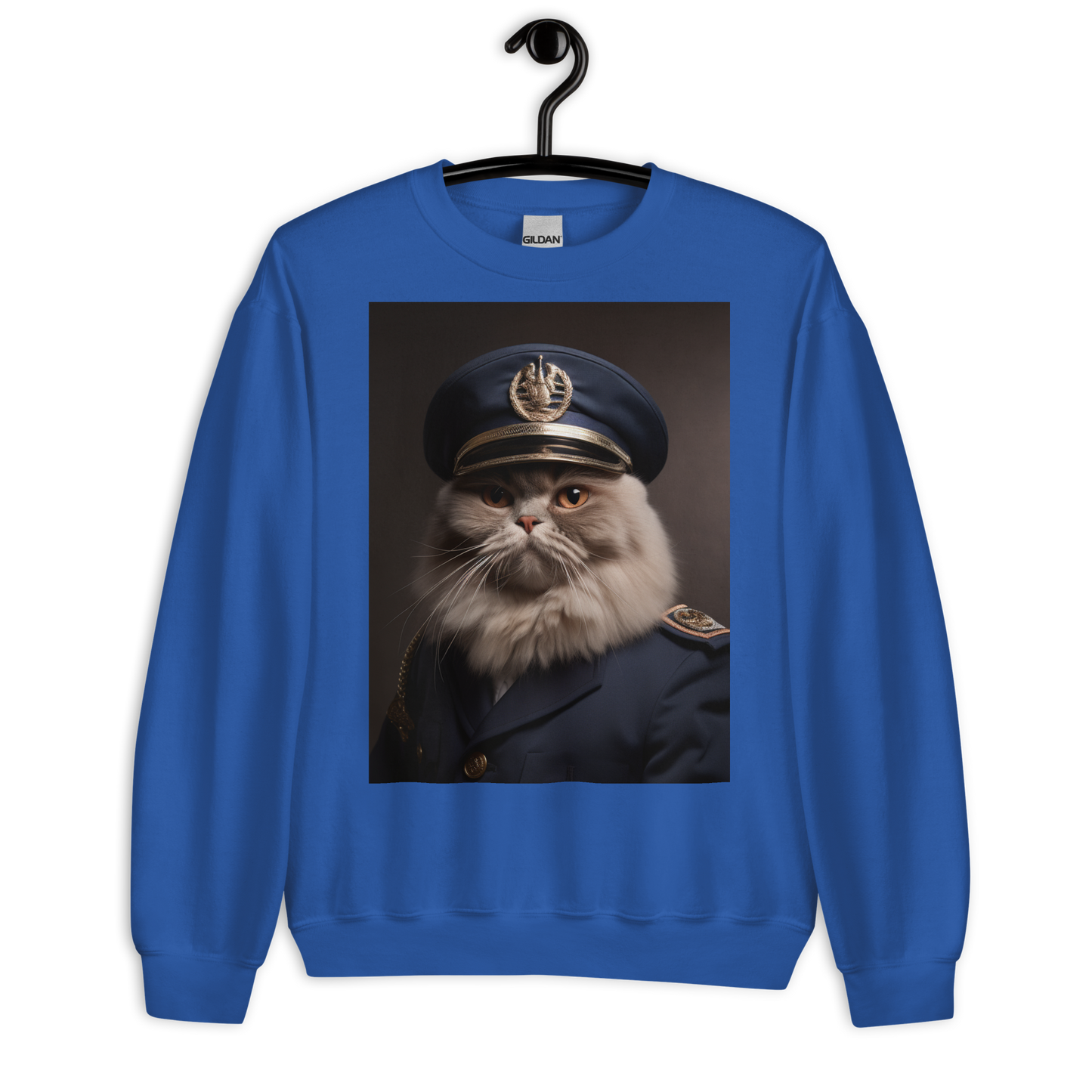 Maine Coon Police Officer Sweatshirt