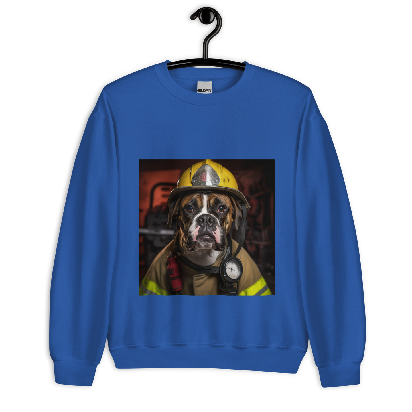 Boxer Firefighter Unisex Sweatshirt